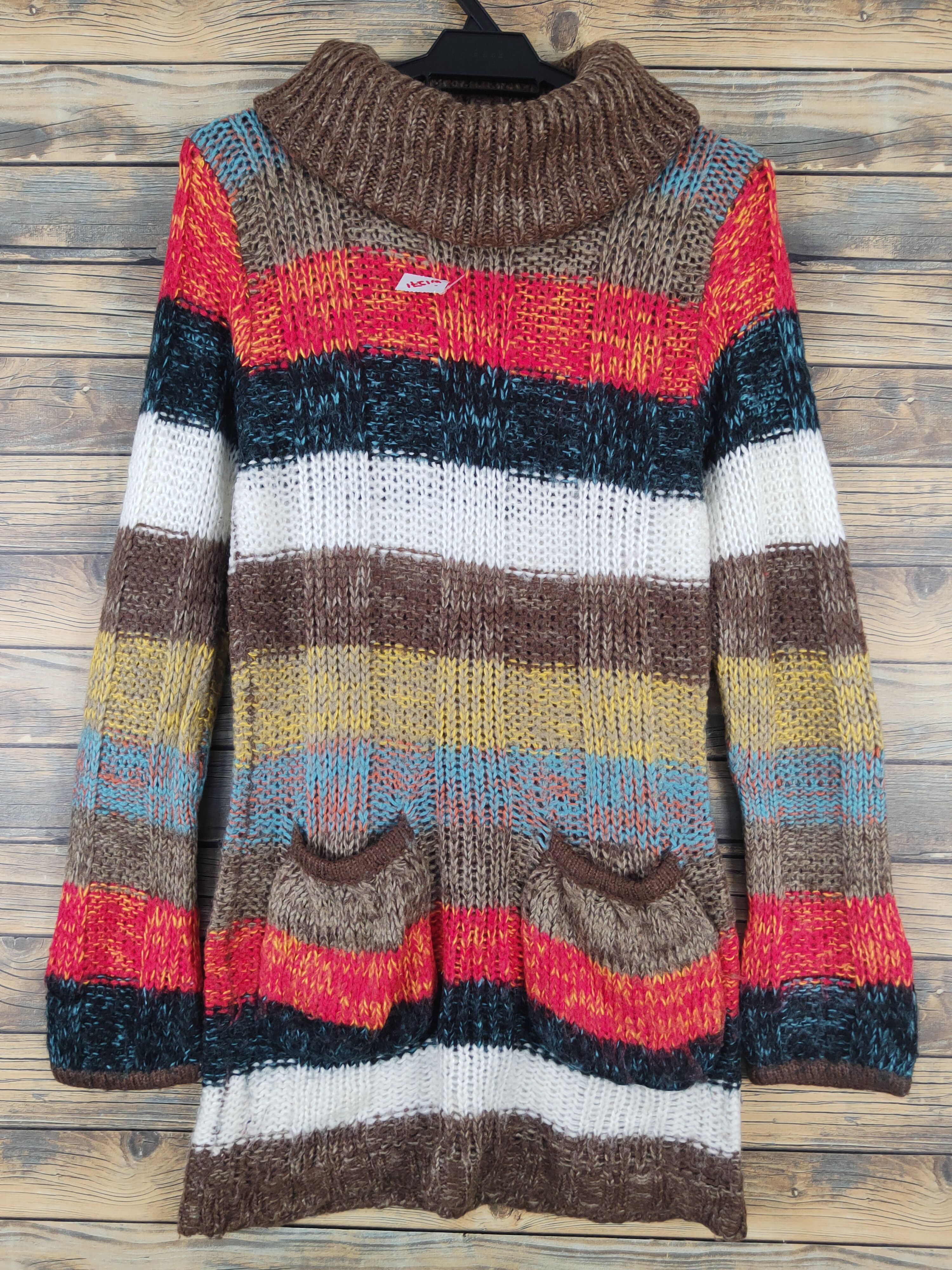 Japanese Brand × Vintage P.I.E.R.S Brown Red Knitwear Sweaters #W1271 Size M / US 6-8 / IT 42-44 - 1 Thumbnail