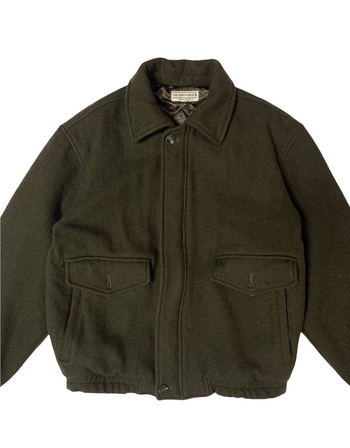 The North Face × Vintage STEAL💥OFFER ME ‼️VTG The North Face Wool Bomber Jacket Size US M / EU 48-50 / 2 - 5 Thumbnail