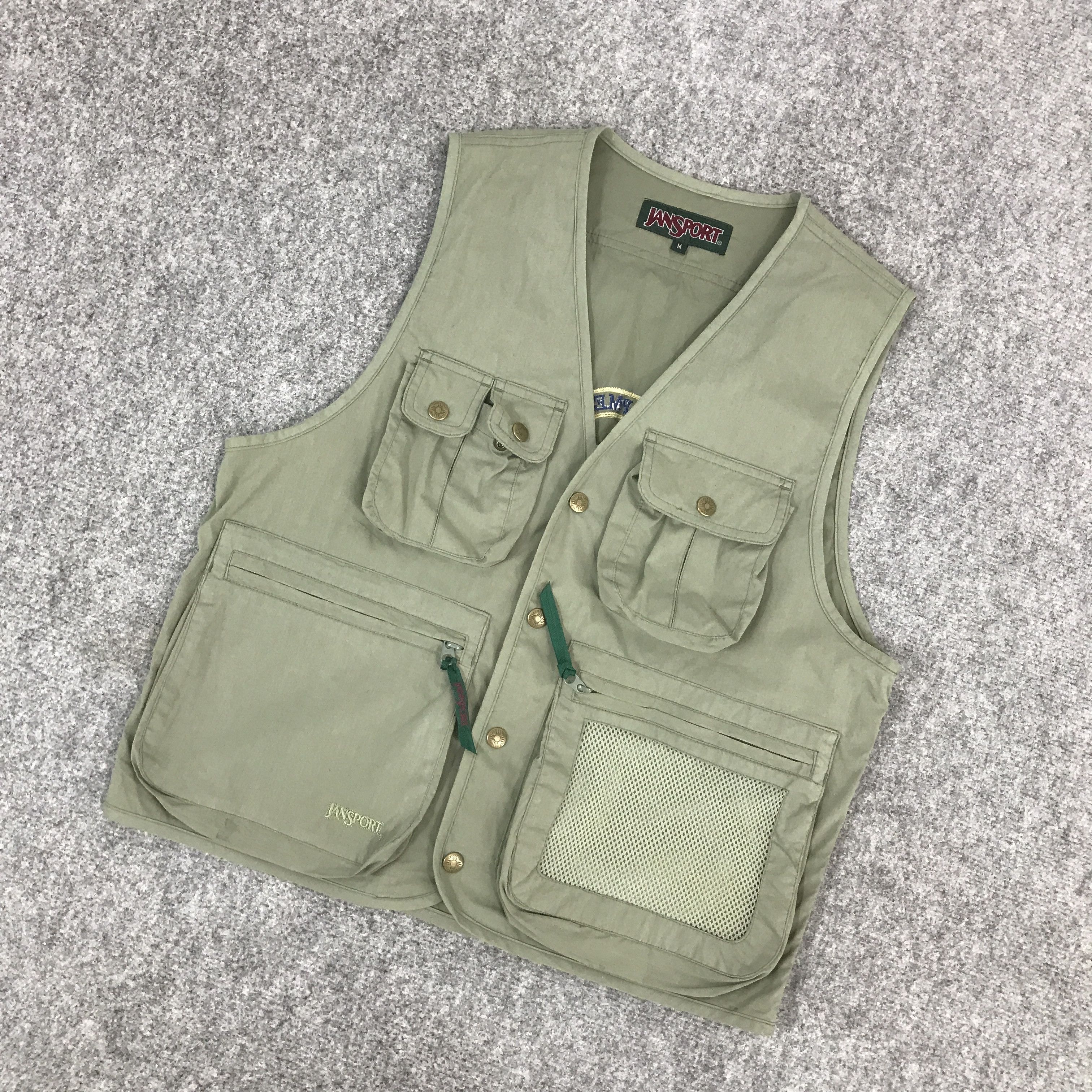 Jansport × Japanese Brand JANSPORTS TACTICAL VEST JACKET Size US M / EU 48-50 / 2 - 5 Thumbnail