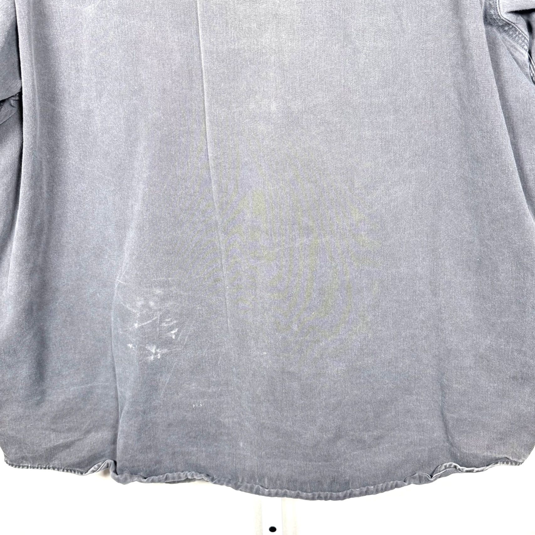 Carhartt Vintage Carhartt Work Shirt Gray Denim Long Sleeve Button-Down Mens 2XL Size US XXL / EU 58 / 5 - 5 Thumbnail