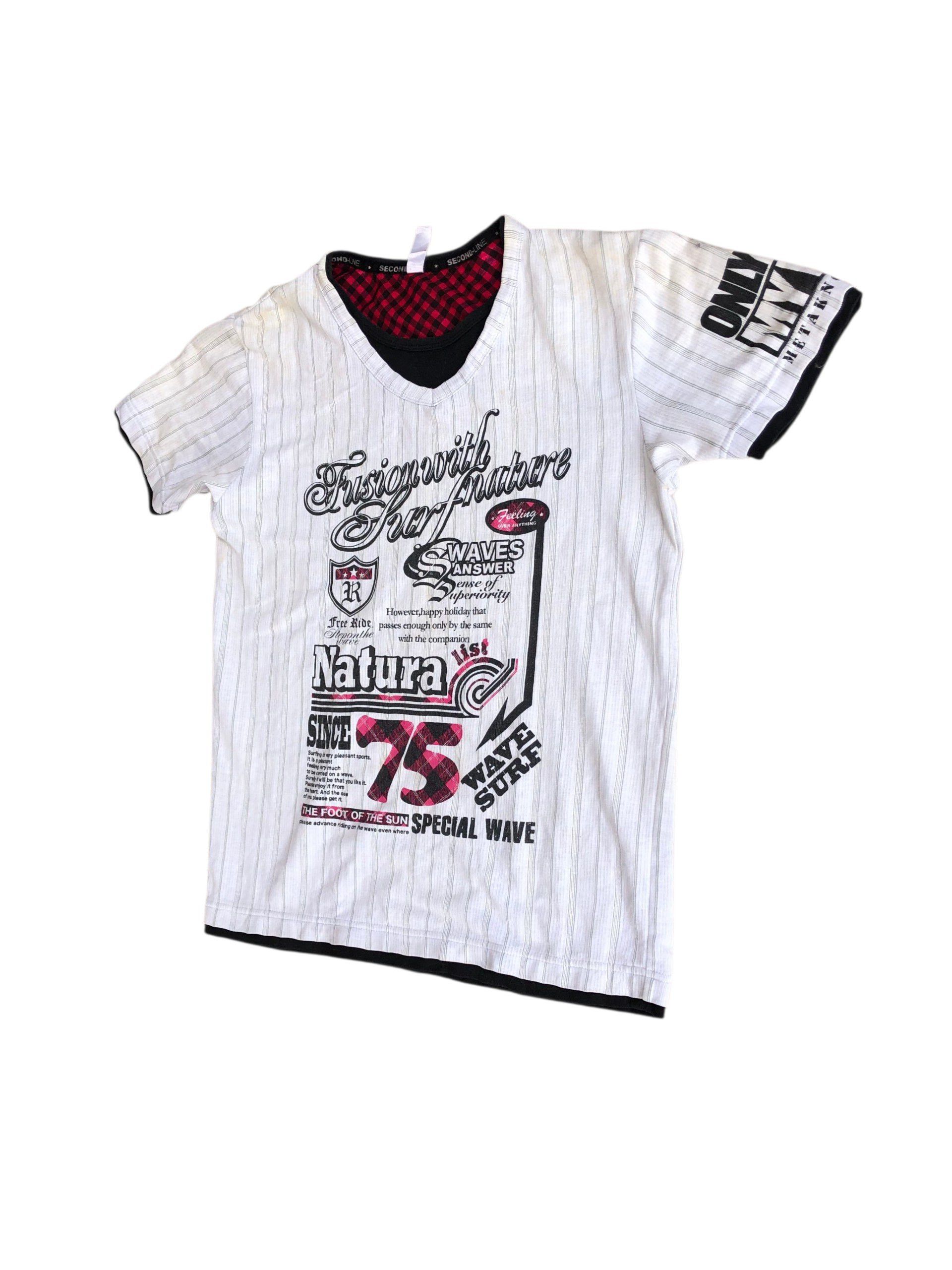If Six Was Nine 2000s Double Layer Poem Vkei Style Y2k Japanese Archive Size US L / EU 52-54 / 3 - 1 Thumbnail