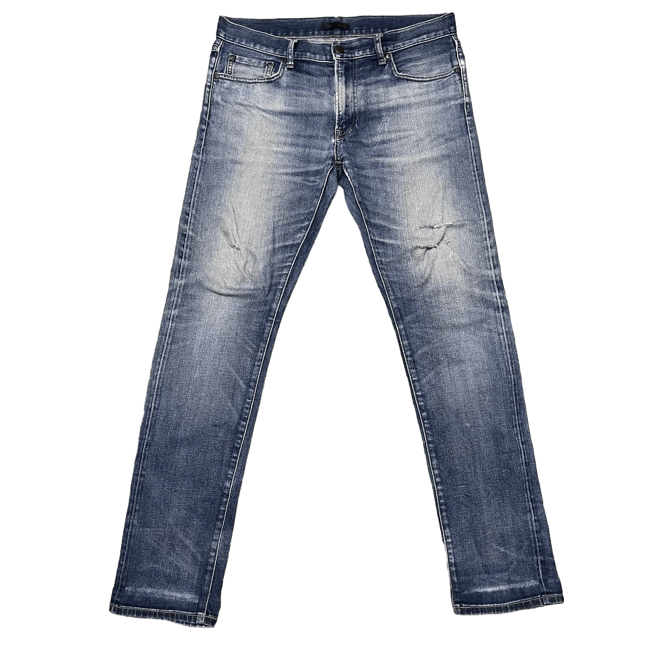 Uniqlo Vintage Japanese Uniqlo Jeans Selvedge Distressed Size US 34 / EU 50 - 1 Thumbnail