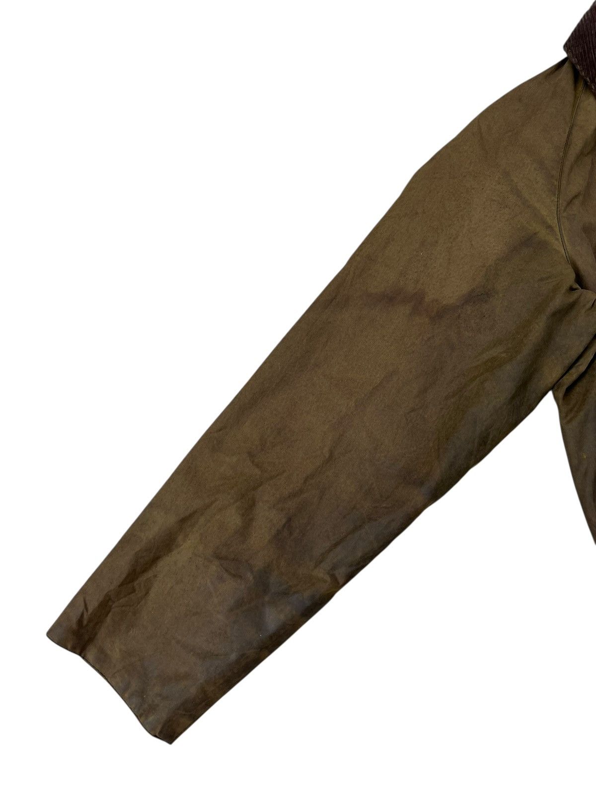 Barbour Trashed Vintage Barbour Beaufort Distressed Waxed Jacket Size US S / EU 44-46 / 1 - 8 Thumbnail