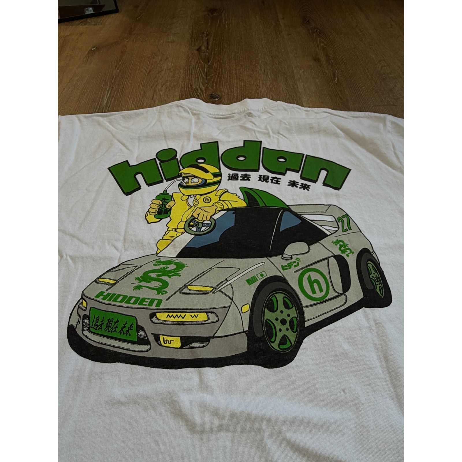 HIDDEN Hidden NY Driver Racing Car Graphic Tee White M Size US M / EU 48-50 / 2 - 4 Thumbnail