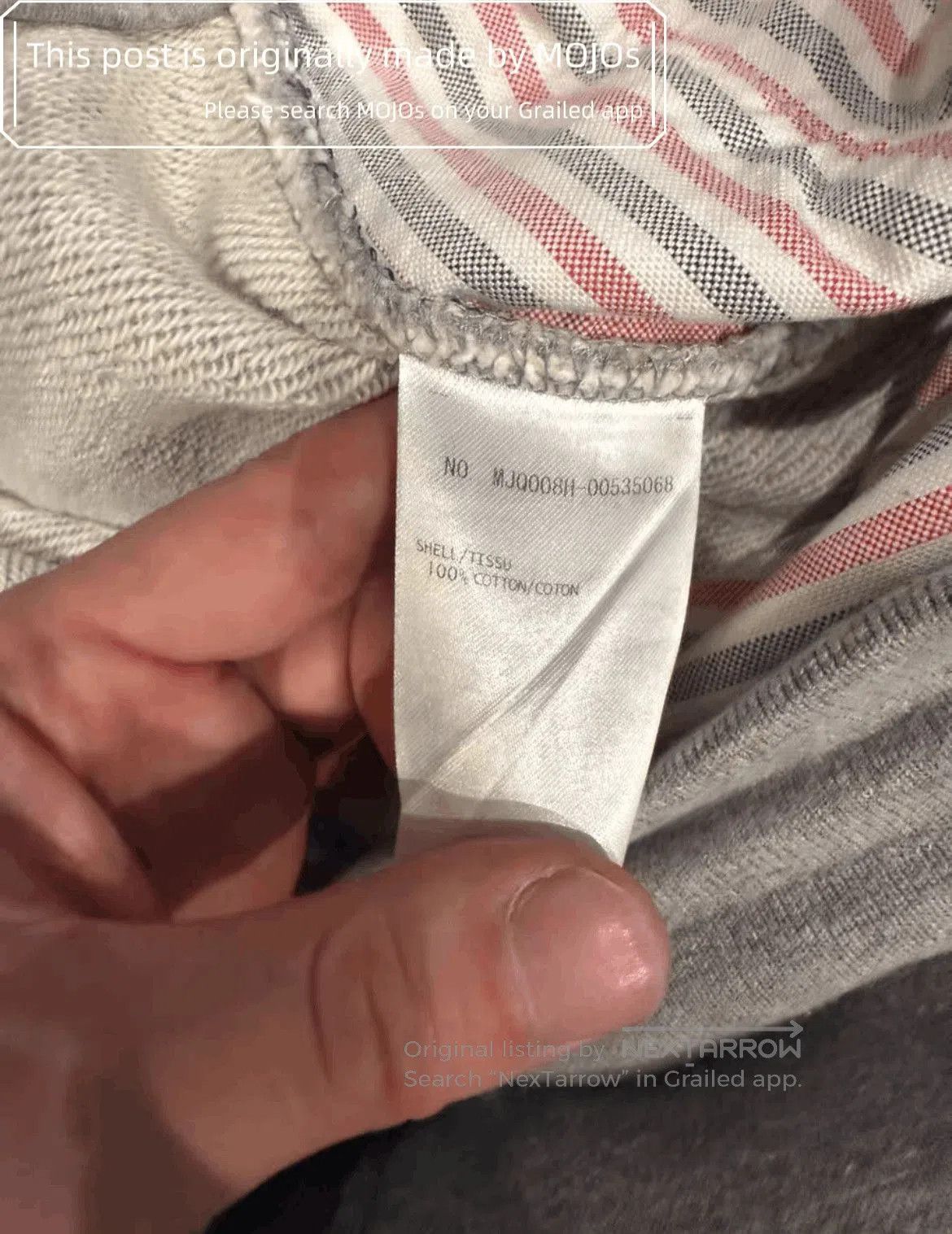 Thom Browne Sz 2 Thom Browne Classic White Stripe Gray Sweatpants. Size US 32 / EU 48 - 5 Thumbnail