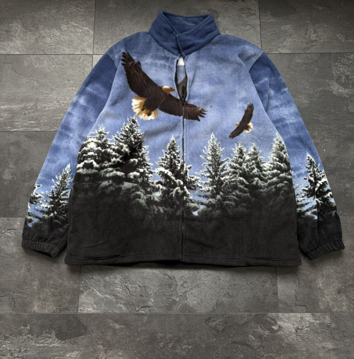Vintage Vintage rare wild kind fleece animal logo zip hoodie Size US XXL / EU 58 / 5 - 1 Thumbnail