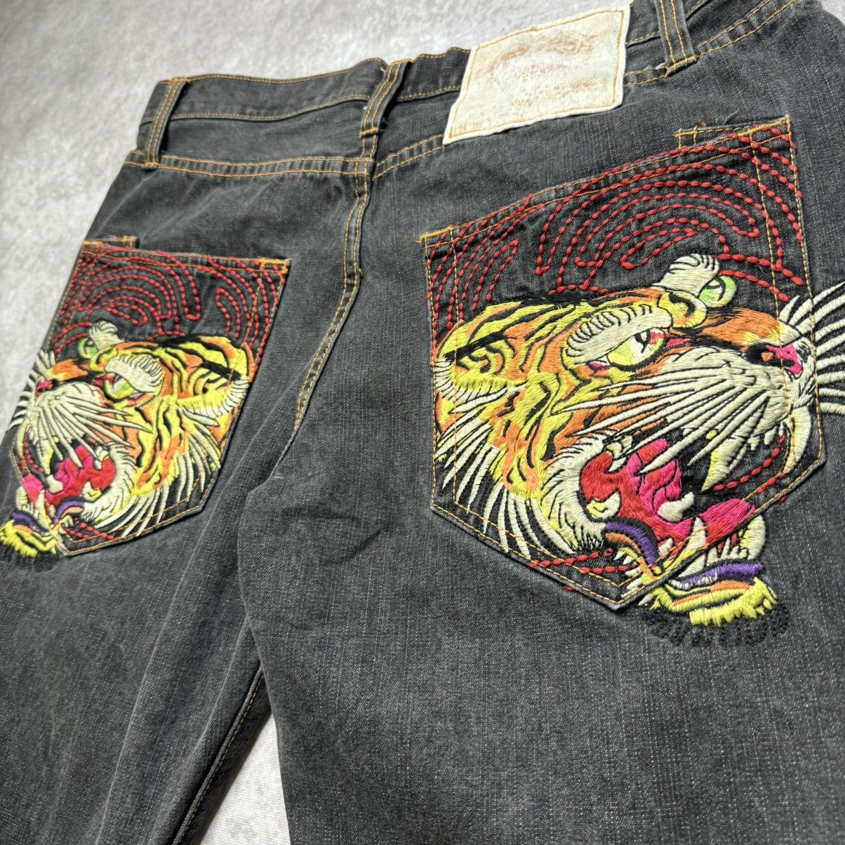 Ed Hardy Ed Hardy Tiger Embrodiery Jeans Size US 36 / EU 52 - 3 Thumbnail