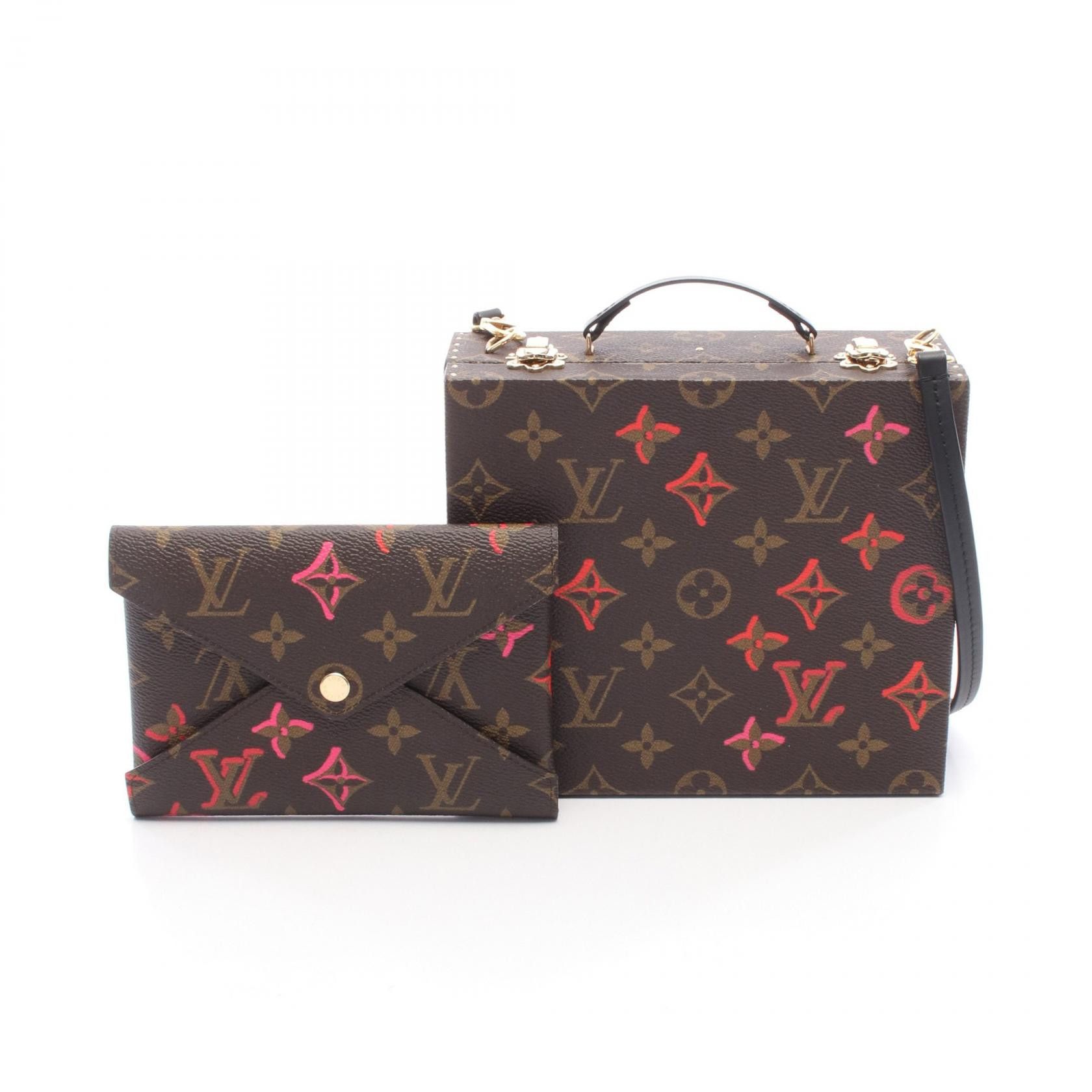 Louis Vuitton Louis Vuitton Louis Vuitton Monogram Falling In Love Handbag Textile Handbag DUTY FREE for USA Size ONE SIZE - 1 Thumbnail