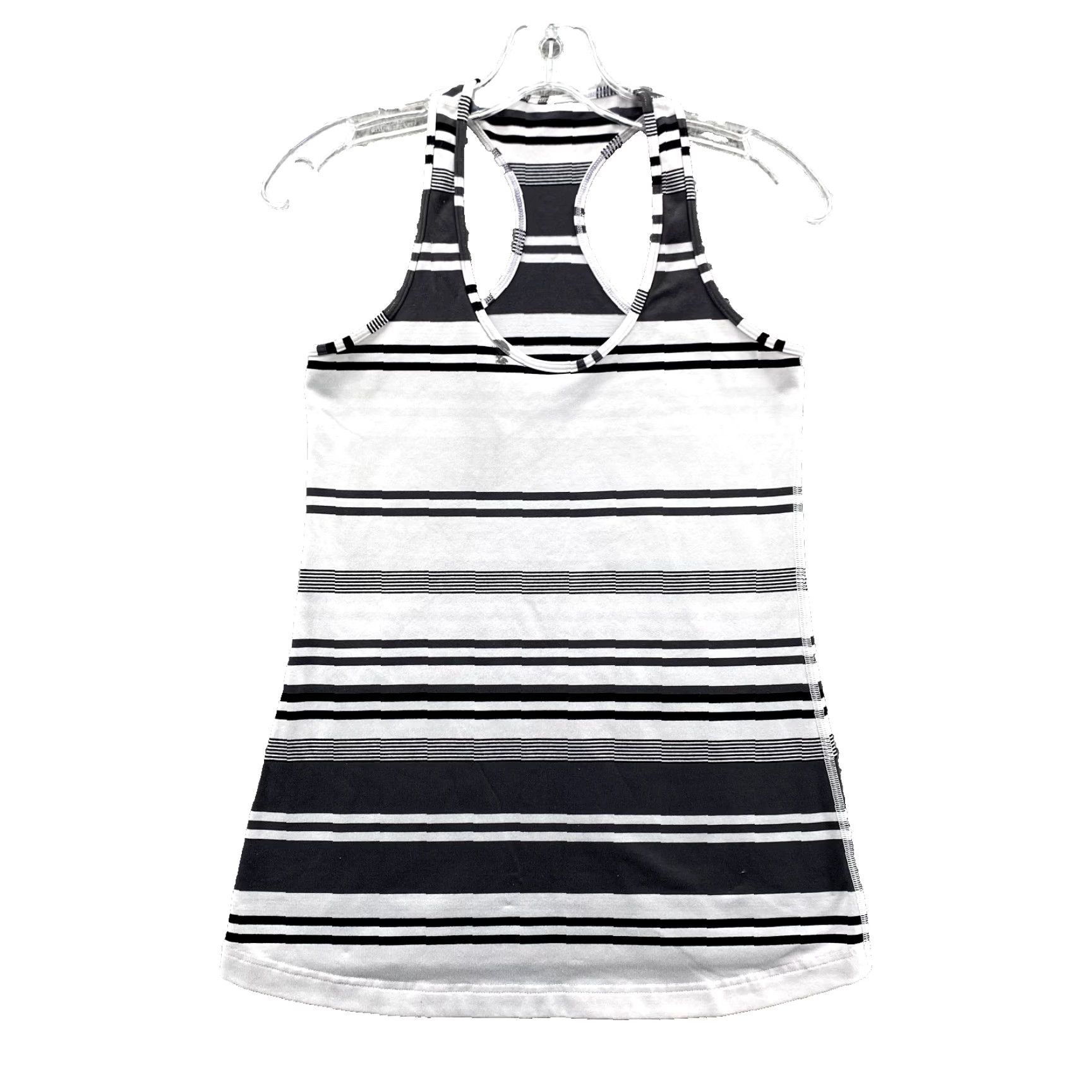 Lululemon Lululemon Cool Racerback Tank Top Womens 6 Black White Striped Running Train Y2k Shirt Adult XS-XL Size M / US 6-8 / IT 42-44 - 2 Thumbnail