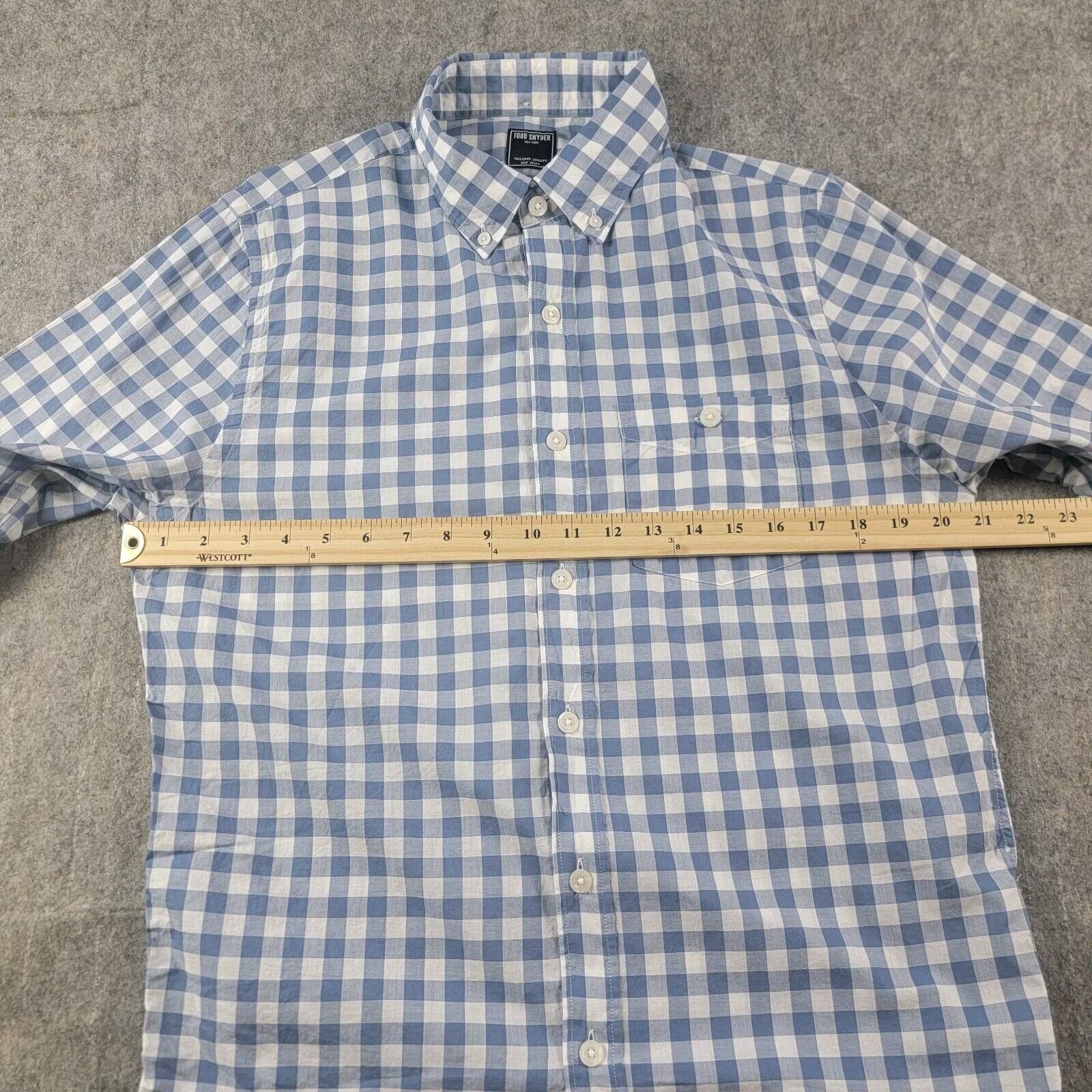 Todd Snyder Todd Snyder Gingham Favorite Oxford Button Down Shirt Size US M / EU 48-50 / 2 - 5 Thumbnail
