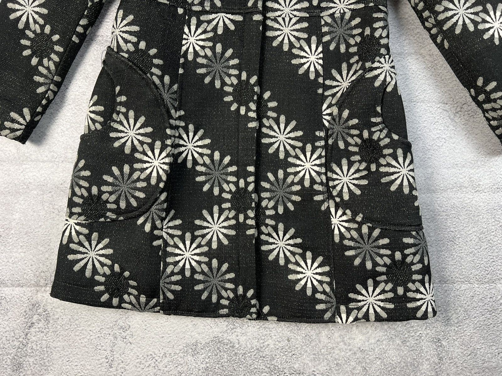 Designer × Desigual Desigual embroidered monogram hooded coat Size S / US 4 / IT 40 - 6 Thumbnail
