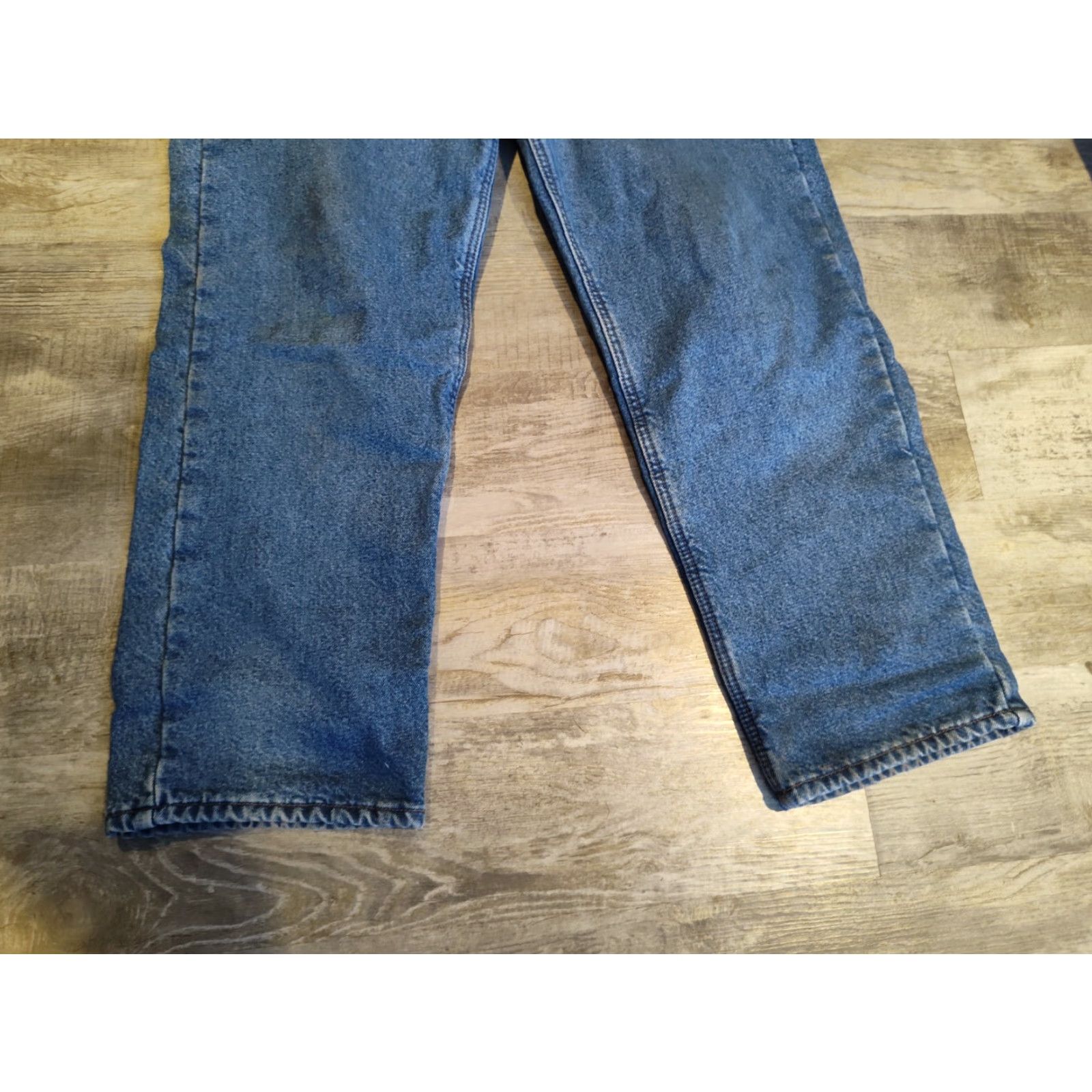 Carhartt VINTAGE Carhartt Denim Fleece Lined Work Pants 38X29 Men's Blue Jean Faded Size US 38 / EU 54 - 2 Thumbnail