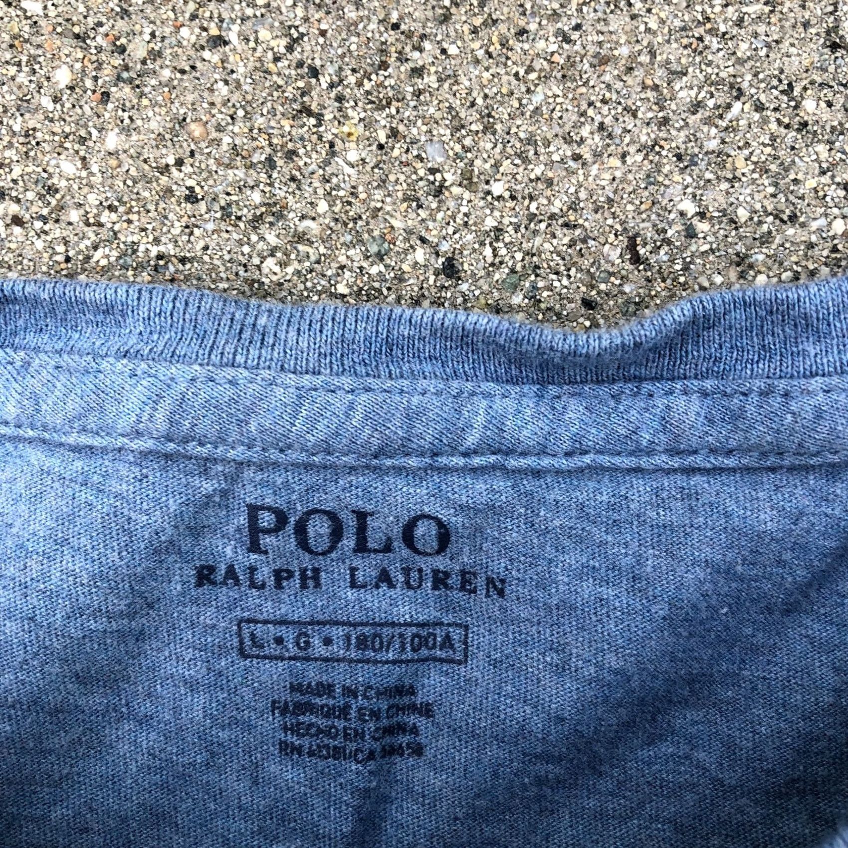 Polo Ralph Lauren Polo Ralph Lauren Crew T Shirt Men's LG Blue Short Sleeve Plain Size US L / EU 52-54 / 3 - 4 Thumbnail