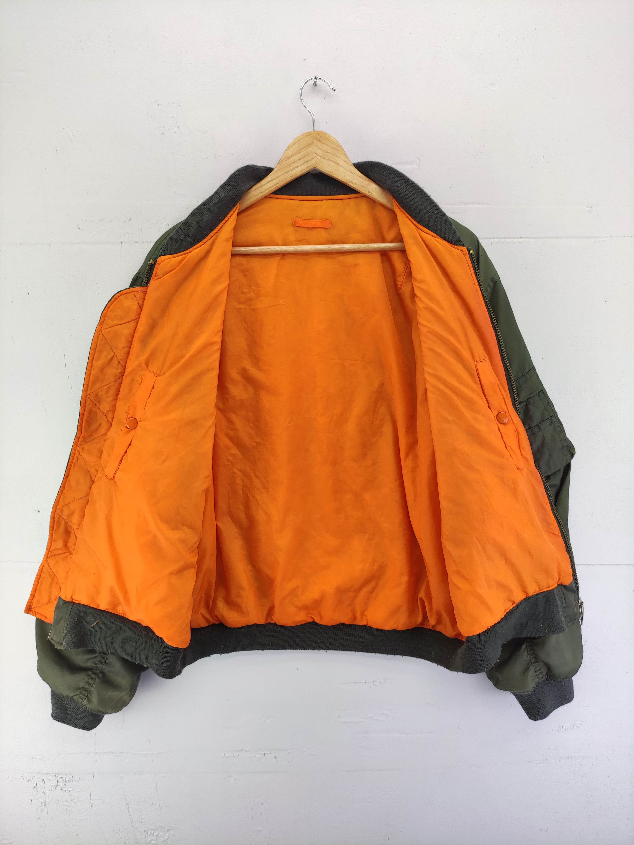 Vintage Vintage Ma-1 Phantom Military Bomber Jacket Size US XL / EU 56 / 4 - 5 Thumbnail