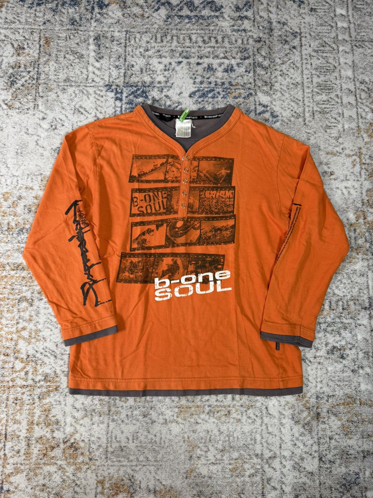 Hysteric Glamour B one soul y2k style long sleeve Size US M / EU 48-50 / 2 - 1 Thumbnail