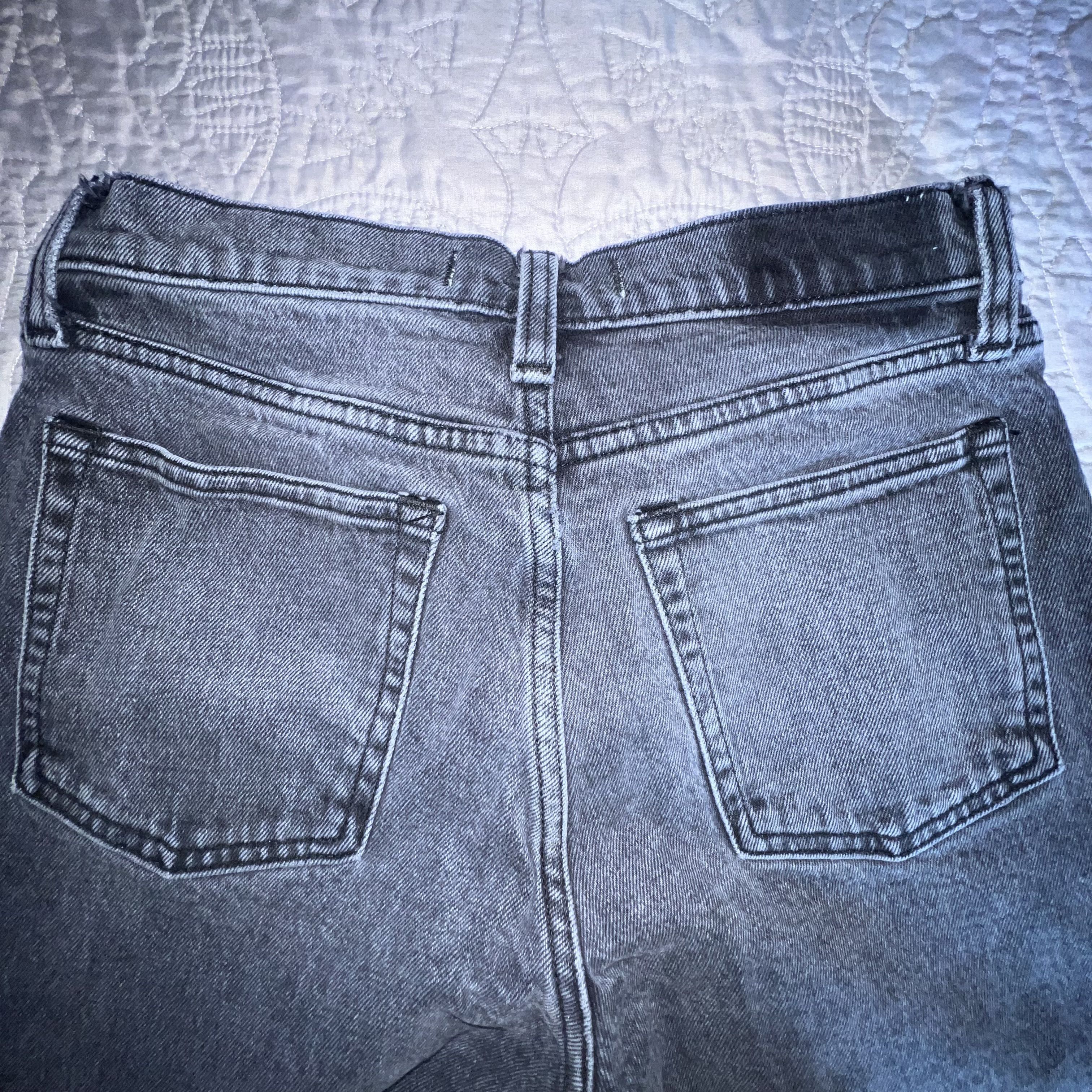 Abercrombie & Fitch Abercrombie 90s Skinny High Rise Black Wash Jeans 27 Long Size 27" / US 4 / IT 40 - 5 Thumbnail