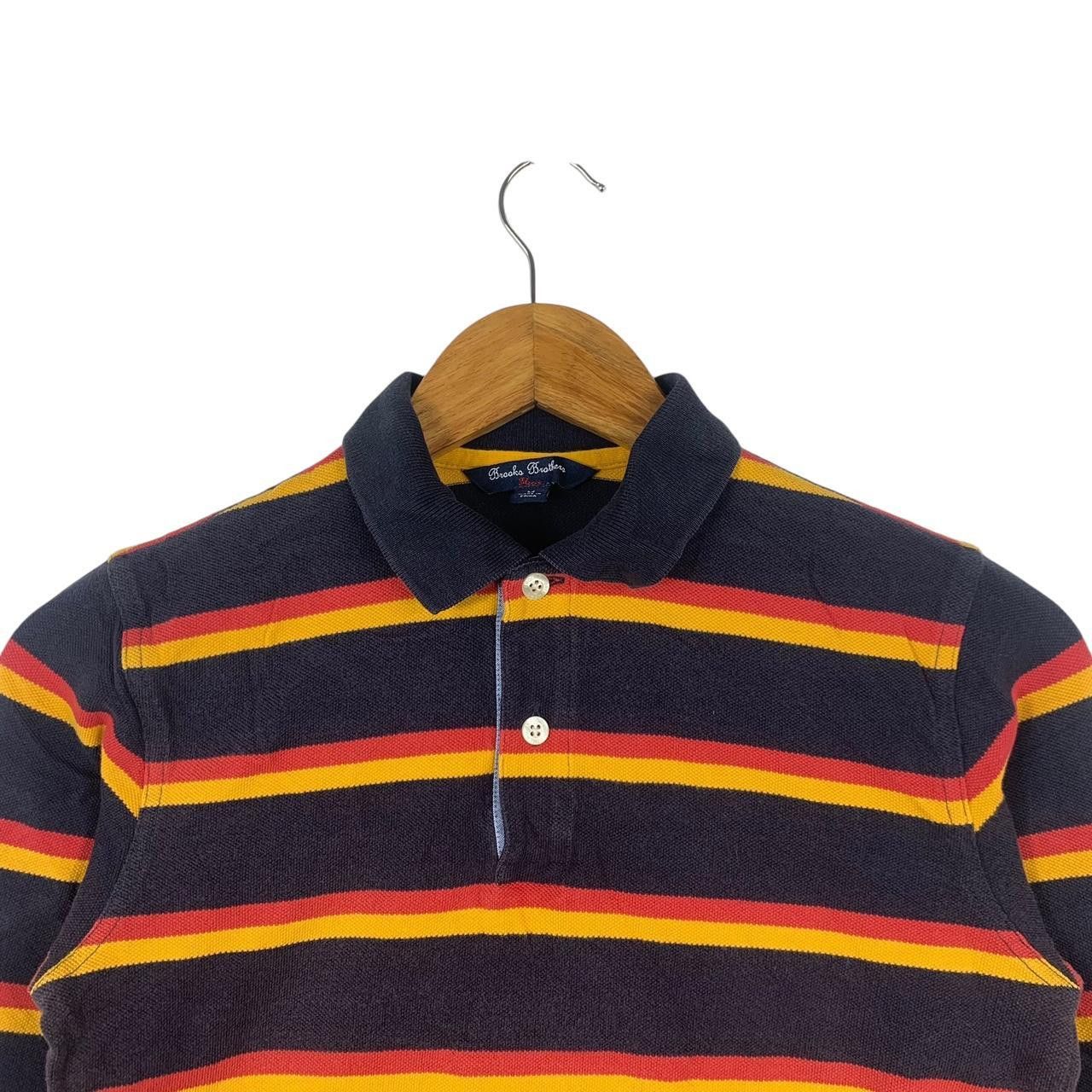 Brooks Brothers Vintage BROOKS BROTHERS Golden Fleece Striped Tee Shirt Size M / US 6-8 / IT 42-44 - 2 Thumbnail