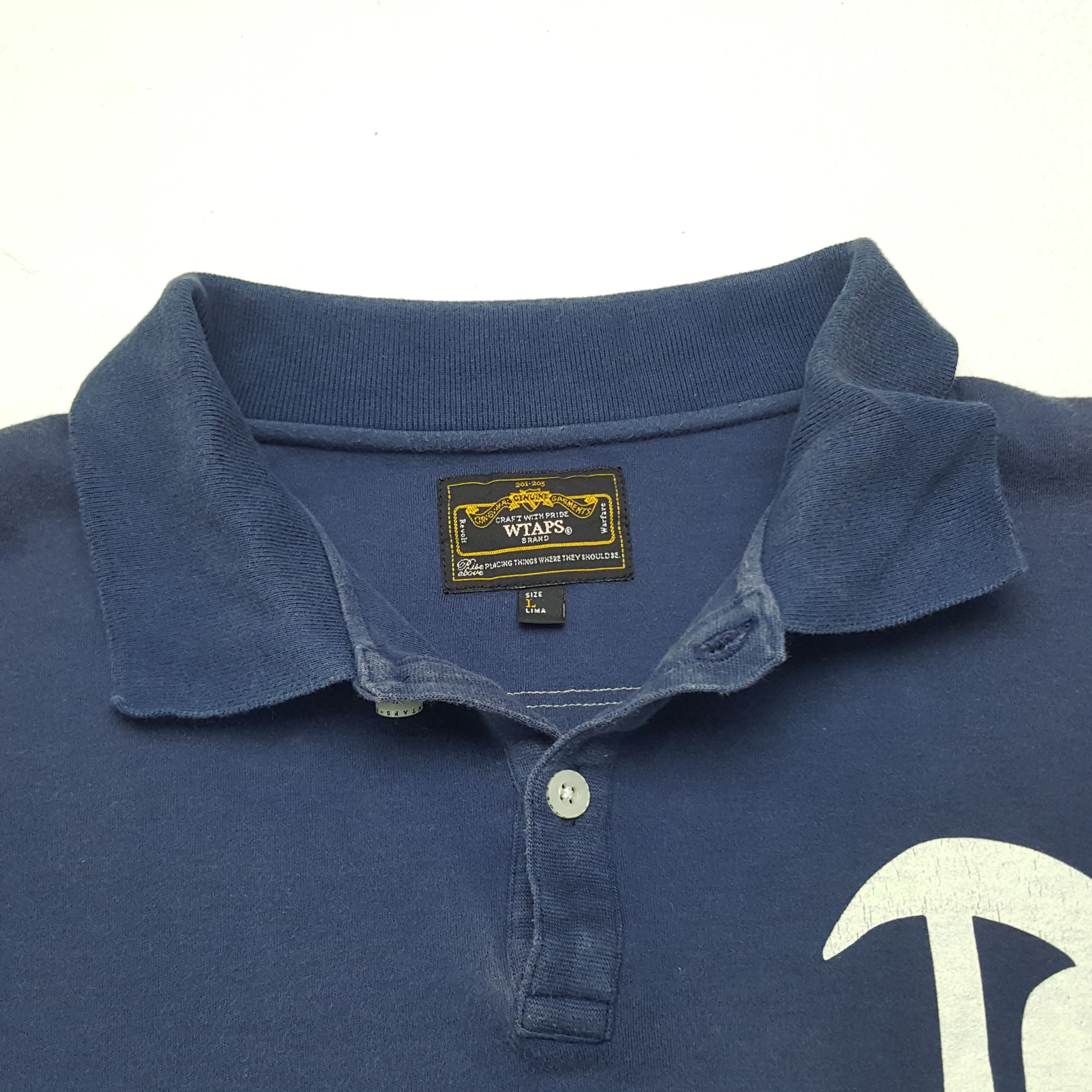 Japanese Brand × Vintage × Wtaps Vintage WTAPS 23 Japanese Polos Shirt Size US L / EU 52-54 / 3 - 5 Thumbnail