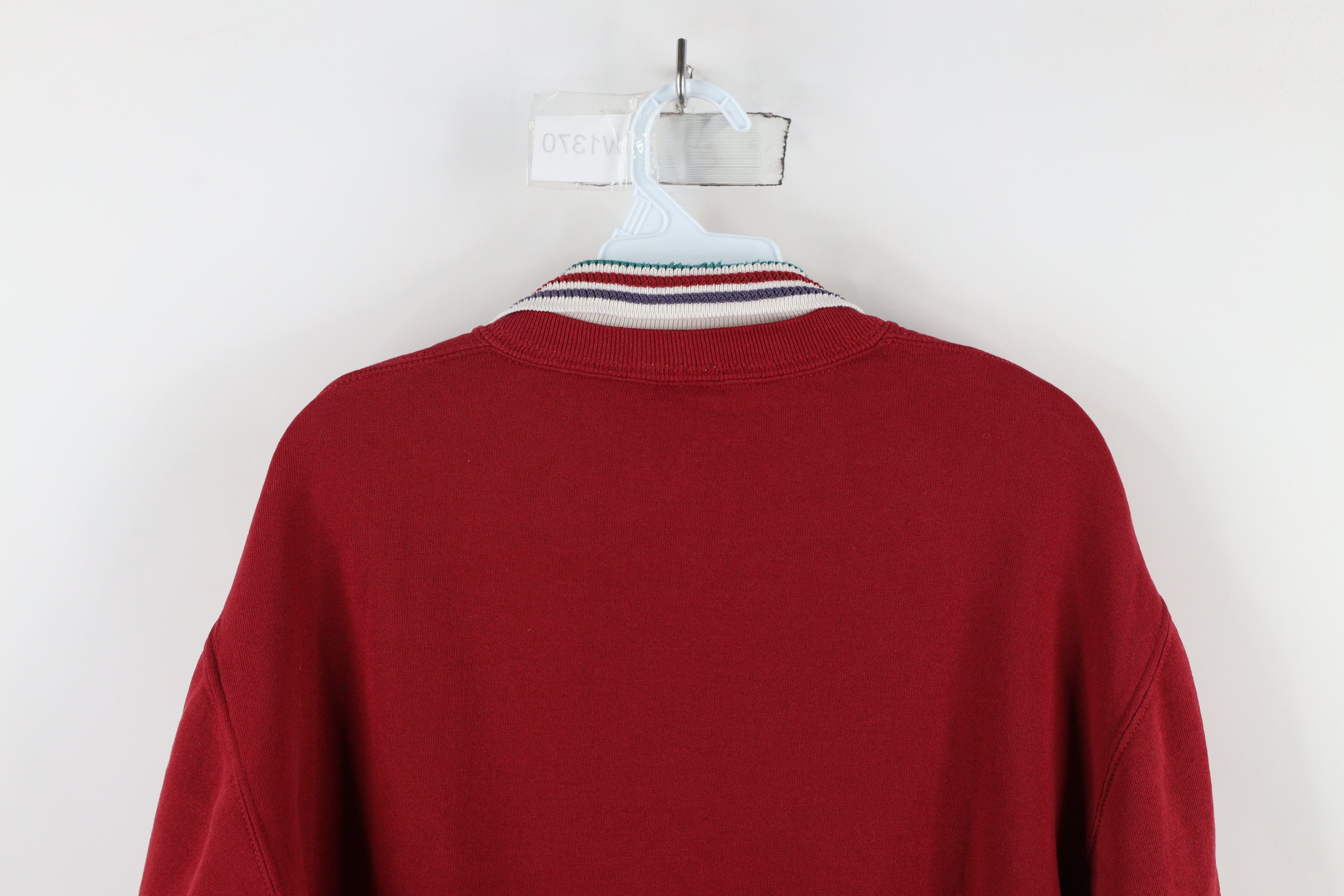Russell Athletic × Vintage Vintage 90s Russell Athletic Rabbit Collared Sweatshirt USA Size M / US 6-8 / IT 42-44 - 15 Thumbnail