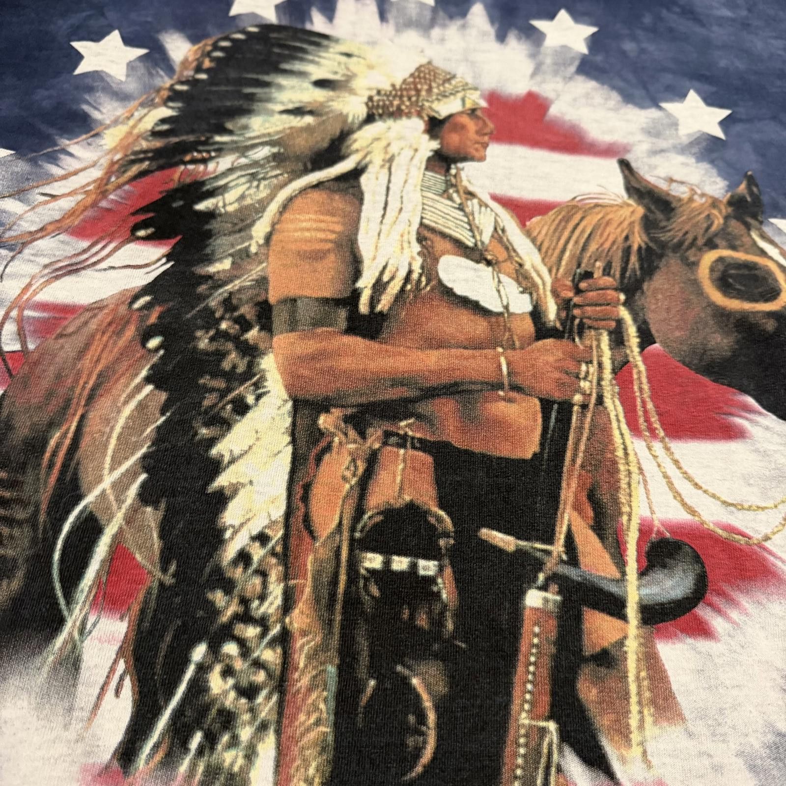 The Mountain Vintage Y2K The Mountain Native USA Tie Dye Shirt Size US L / EU 52-54 / 3 - 3 Thumbnail