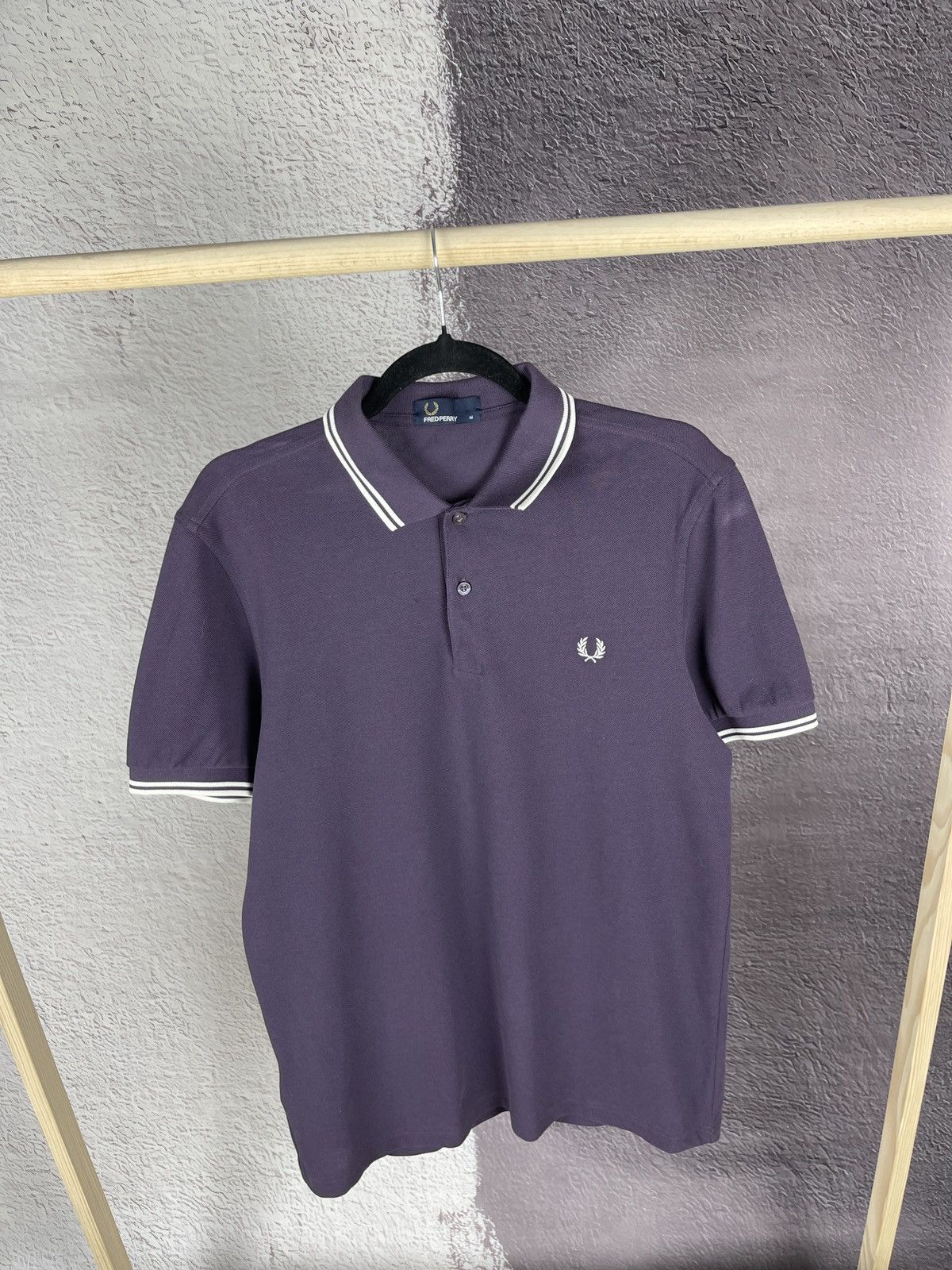 Fred Perry Fred Perry violet striped polo tee shirt Size US M / EU 48-50 / 2 - 1 Thumbnail