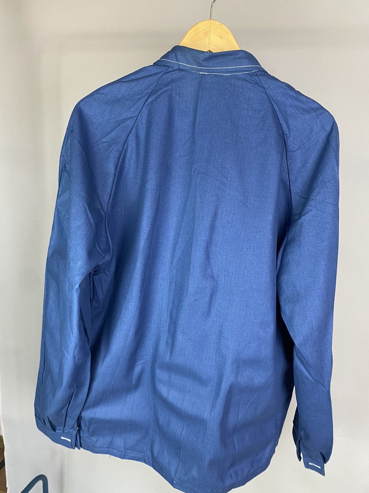 Le Laboureur × Vintage Otavan Vintage Work Jacket –Deadstock Blue – Made in Finland Size US L / EU 52-54 / 3 - 6 Thumbnail