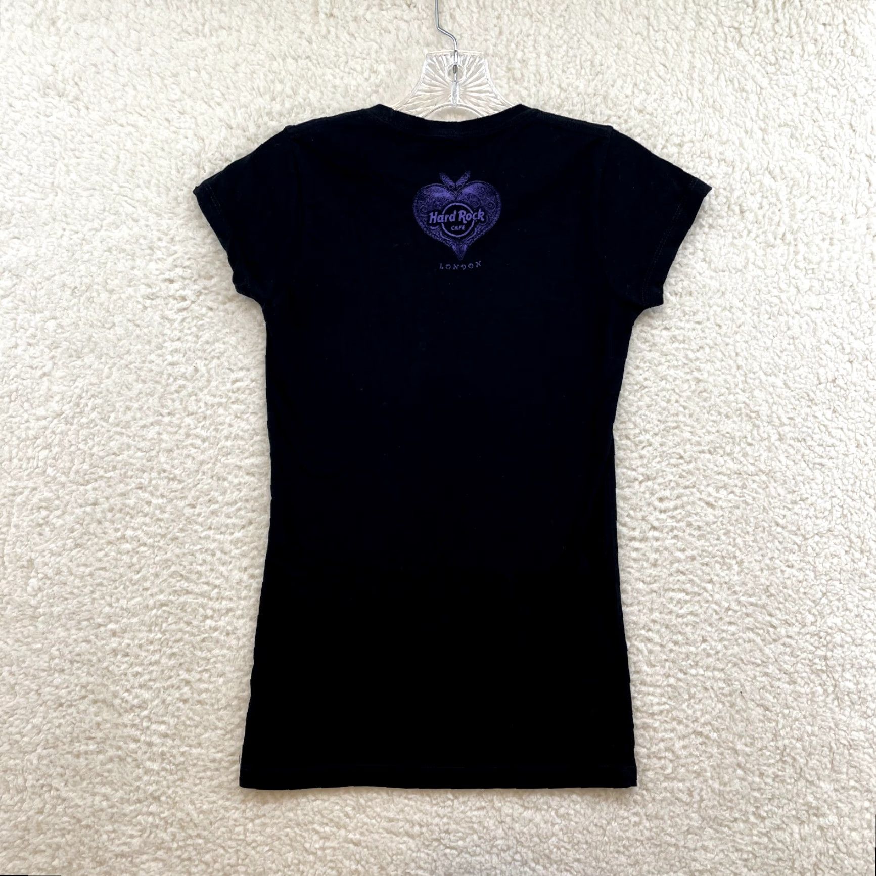Hard Rock Cafe VINTAGE Hard Rock Shirt XS Small Y2K Shakira Studded Bling Cyber Tattoo Moto Womens S Size S / US 4 / IT 40 - 2 Thumbnail