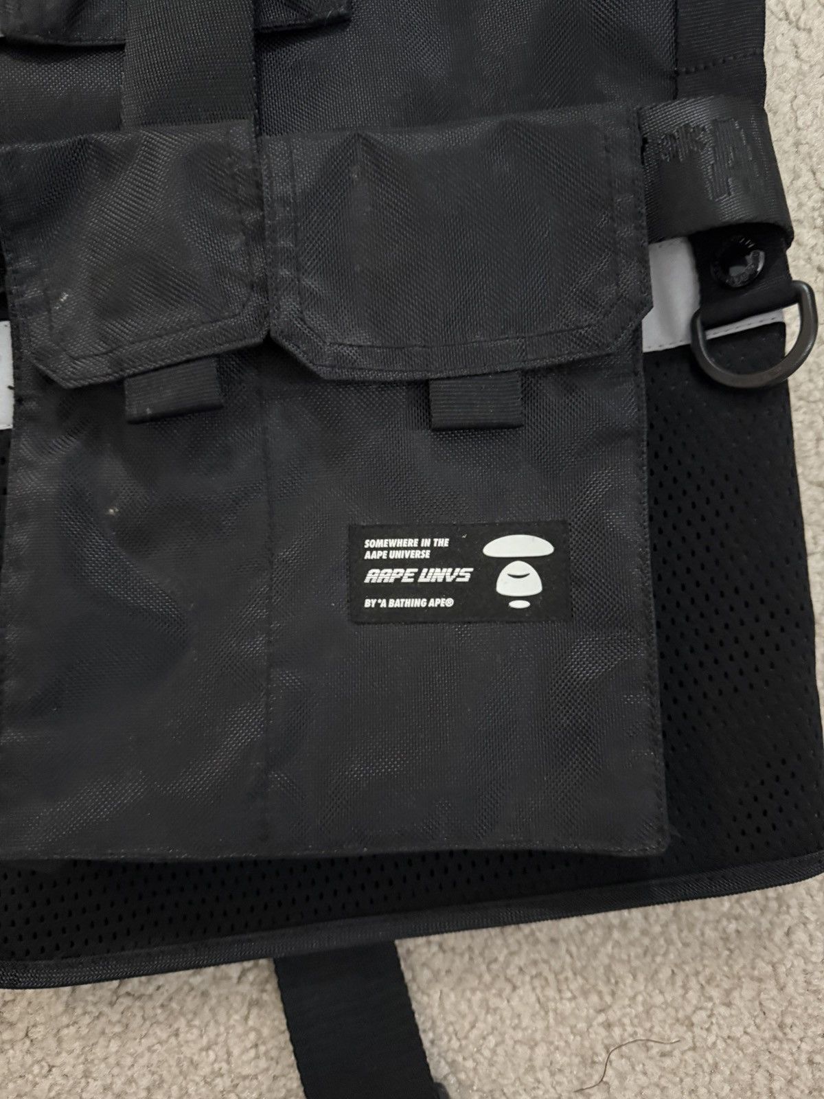 Aape Aape strapped Safety vest by Abathing ape Size US L / EU 52-54 / 3 - 5 Thumbnail
