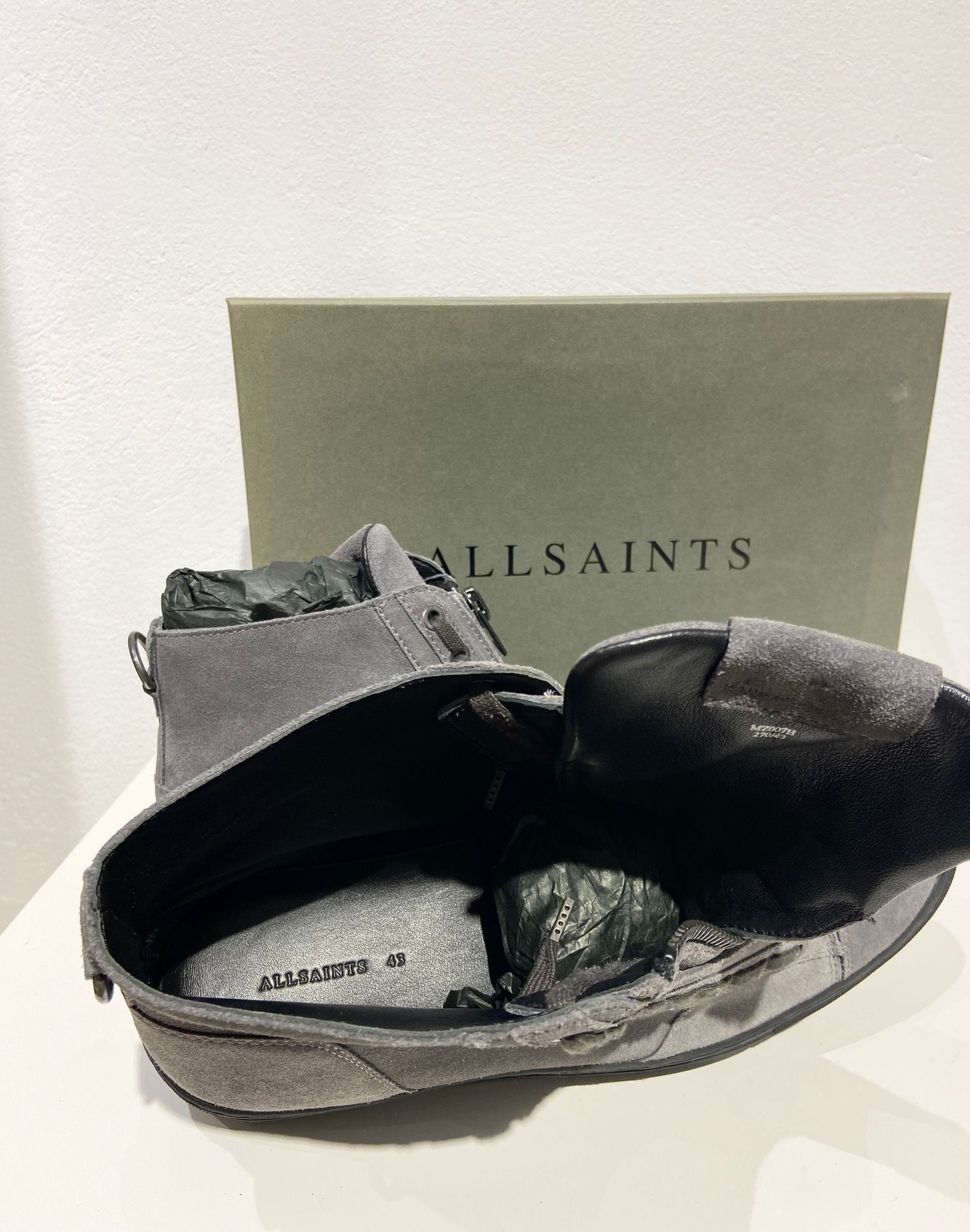 Allsaints AllSaints- Hi-Top Sneakers Size US 10 / EU 43 - 7 Thumbnail