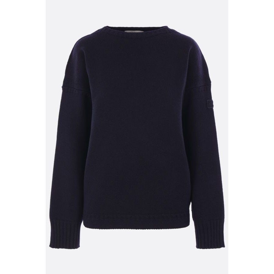 Other CHLOÉ Navy Wool Cashmere Oversized Sweater New & Authentic ( Size S / US 4 / IT 40 - 1 Thumbnail