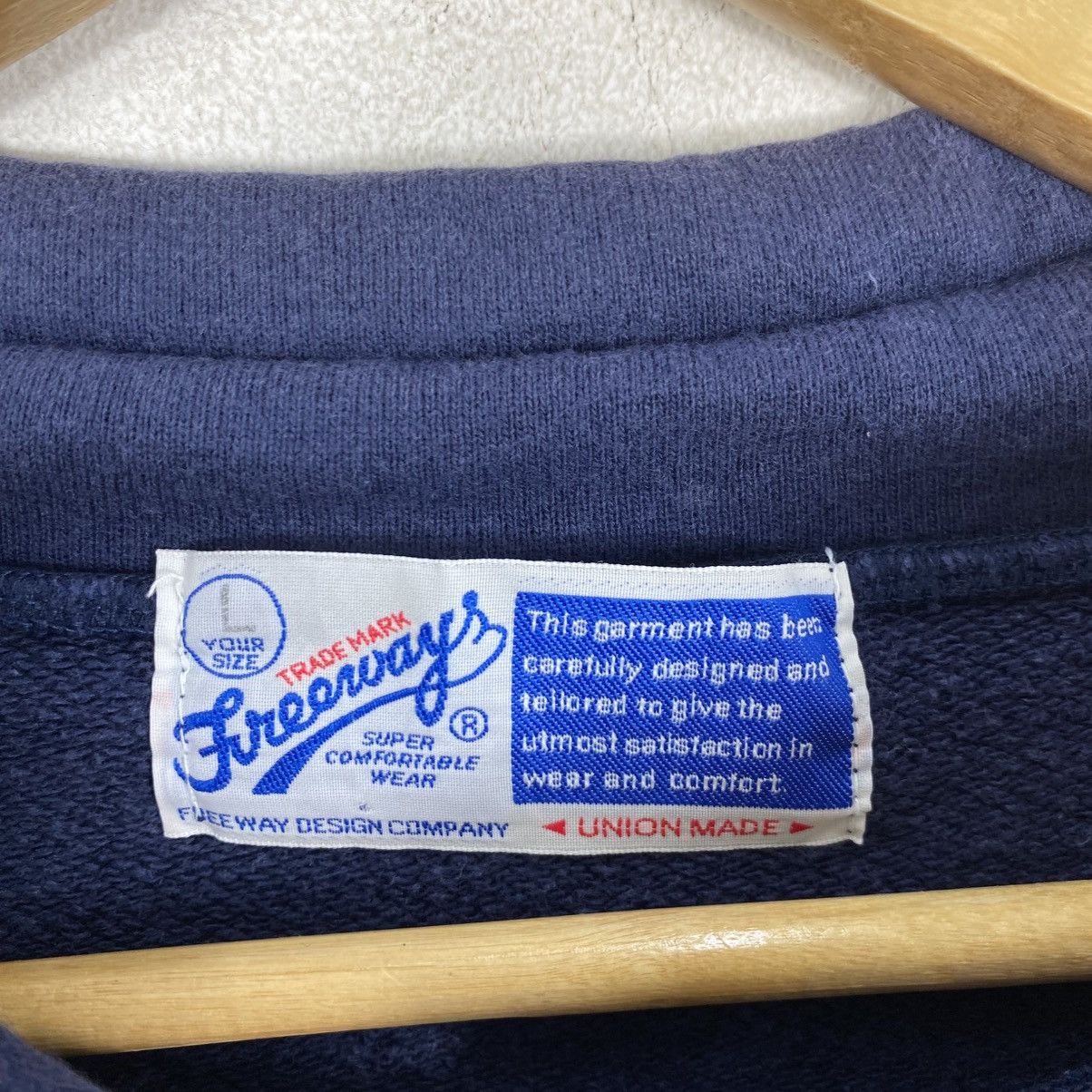 Vintage Vtg 90s Freeway Yokohama Japanese Streetwear 1/4 Zip L Navy Size US L / EU 52-54 / 3 - 8 Thumbnail
