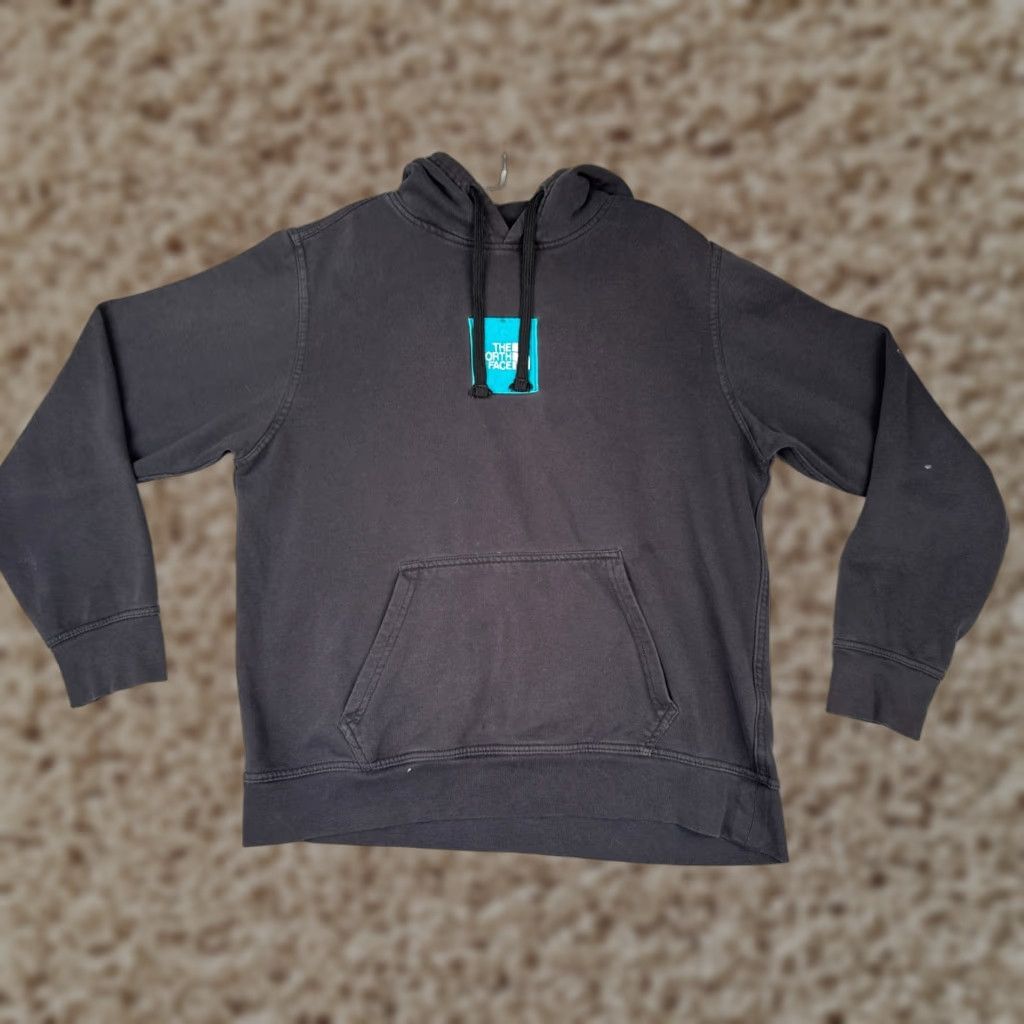 The North Face The North Face Hoodie Mens Medium Black Pullover Logo Sweatshirt Drawstring Size US M / EU 48-50 / 2 - 1 Thumbnail