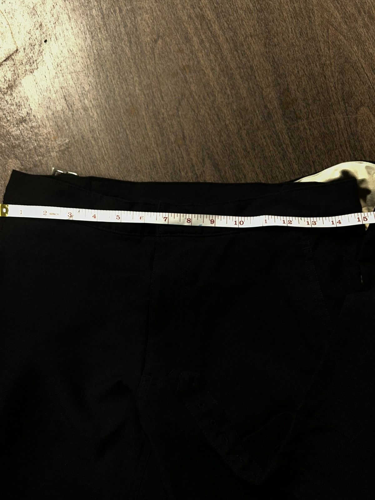 Comme des Garcons AD2012 Men’s BLACK CDG Side Pleated Kilt Back Buckle Short Size US 30 / EU 46 - 16 Thumbnail