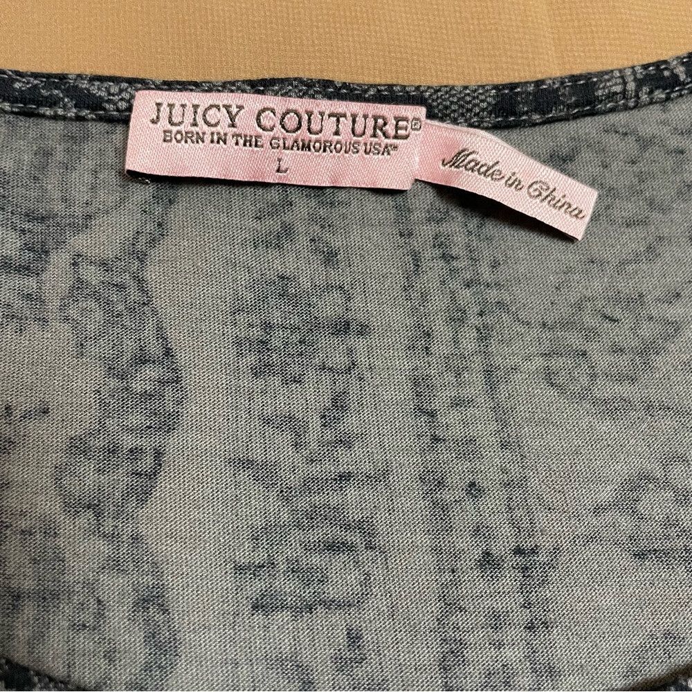 Juicy Couture Juicy Couture Lace Print Silk Blend Mini Dress Size L Size L / US 10 / IT 46 - 7 Thumbnail