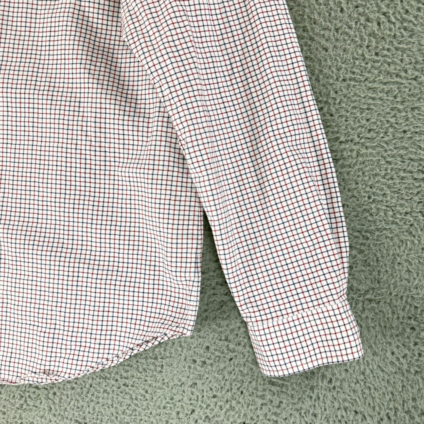 Ralph Lauren Ralph Lauren Button-Down Shirt Mens XL Blue Red Check Print Cotton LS Dress Shirt Size US XL / EU 56 / 4 - 3 Thumbnail