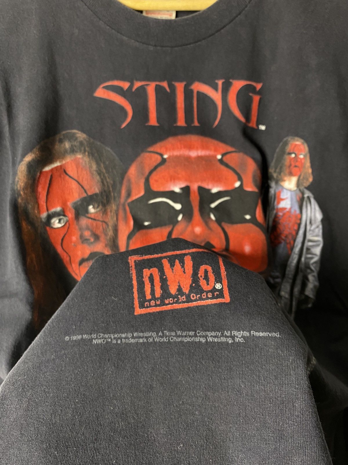 WCW/nWo Vintage Sting nWo © 1998 WCW Size US L / EU 52-54 / 3 - 4 Thumbnail