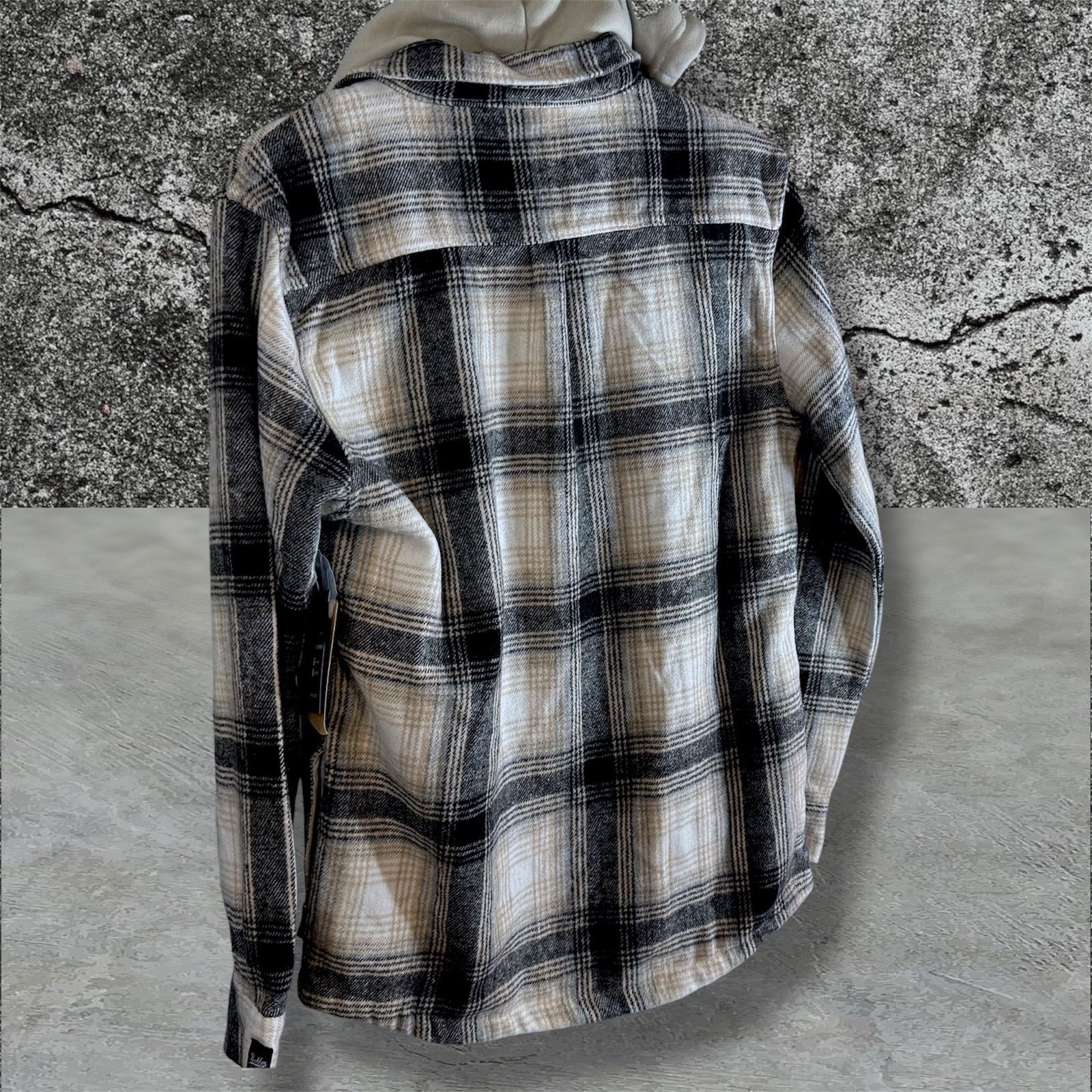 Brooklyn Cloth •NWT• Brooklyn Cloth Plaid Shacket Cream Button up • Small Size US S / EU 44-46 / 1 - 2 Thumbnail