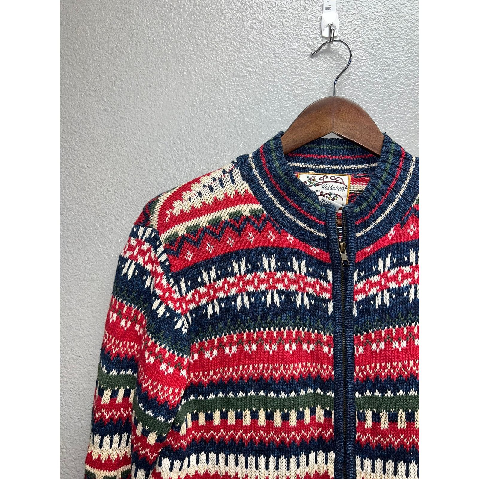 JH Collectibles Womens Heirloom Collectibles Sweater Multicolor Full Zip S Size US S / EU 44-46 / 1 - 3 Thumbnail