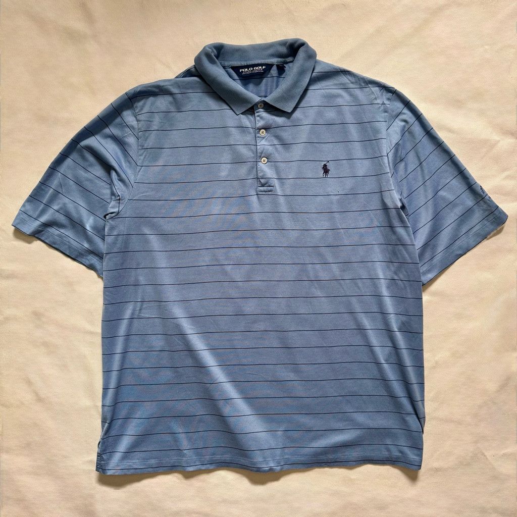 Polo Ralph Lauren Ralph Lauren Polo Golf Vintage Blue Harbor Town Golf Links Size US XL / EU 56 / 4 - 1 Thumbnail