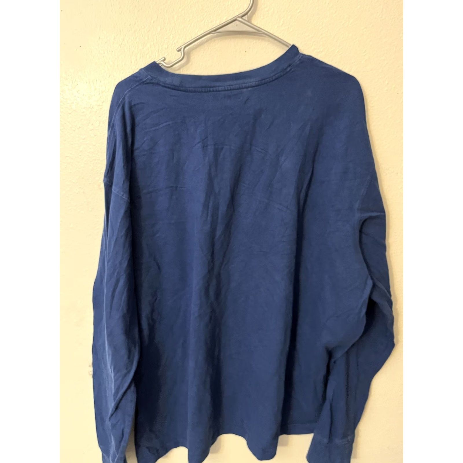 Old Navy Old Navy T-Shirt Mens XXL Blue Crewneck Long Sleeve Shirt Regular Fit Size US XXL / EU 58 / 5 - 3 Thumbnail