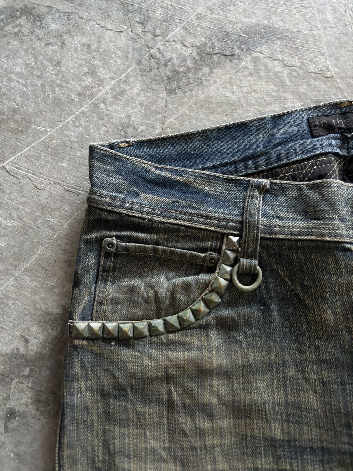 Japanese Brand IN THE ATTIC distressed dirty rusty mud japanese punk grunge Size US 31 - 11 Thumbnail