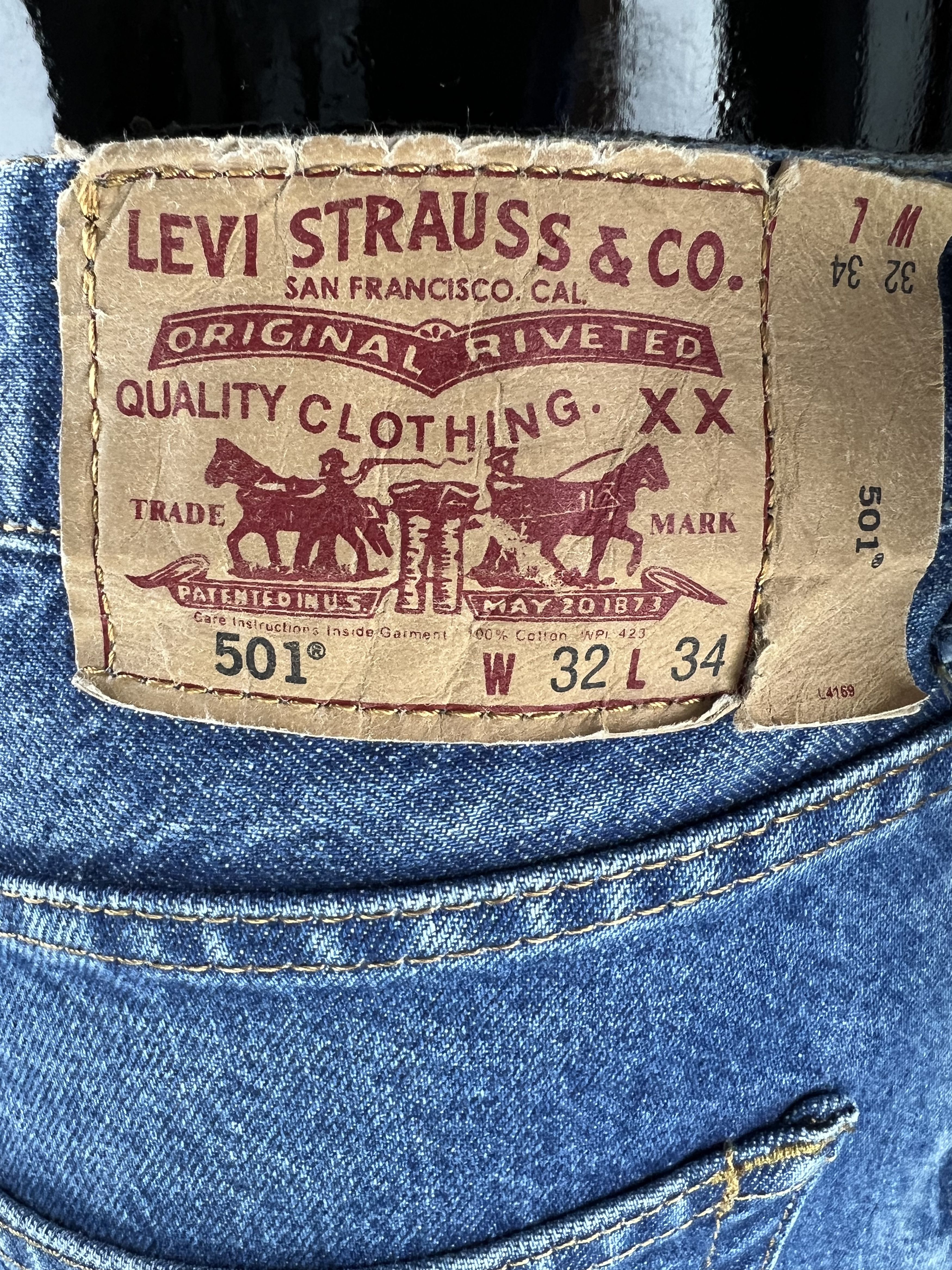 Levi's × Vintage Levis 501 Vintage Jeans Size 31x30 Size US 31 - 4 Thumbnail