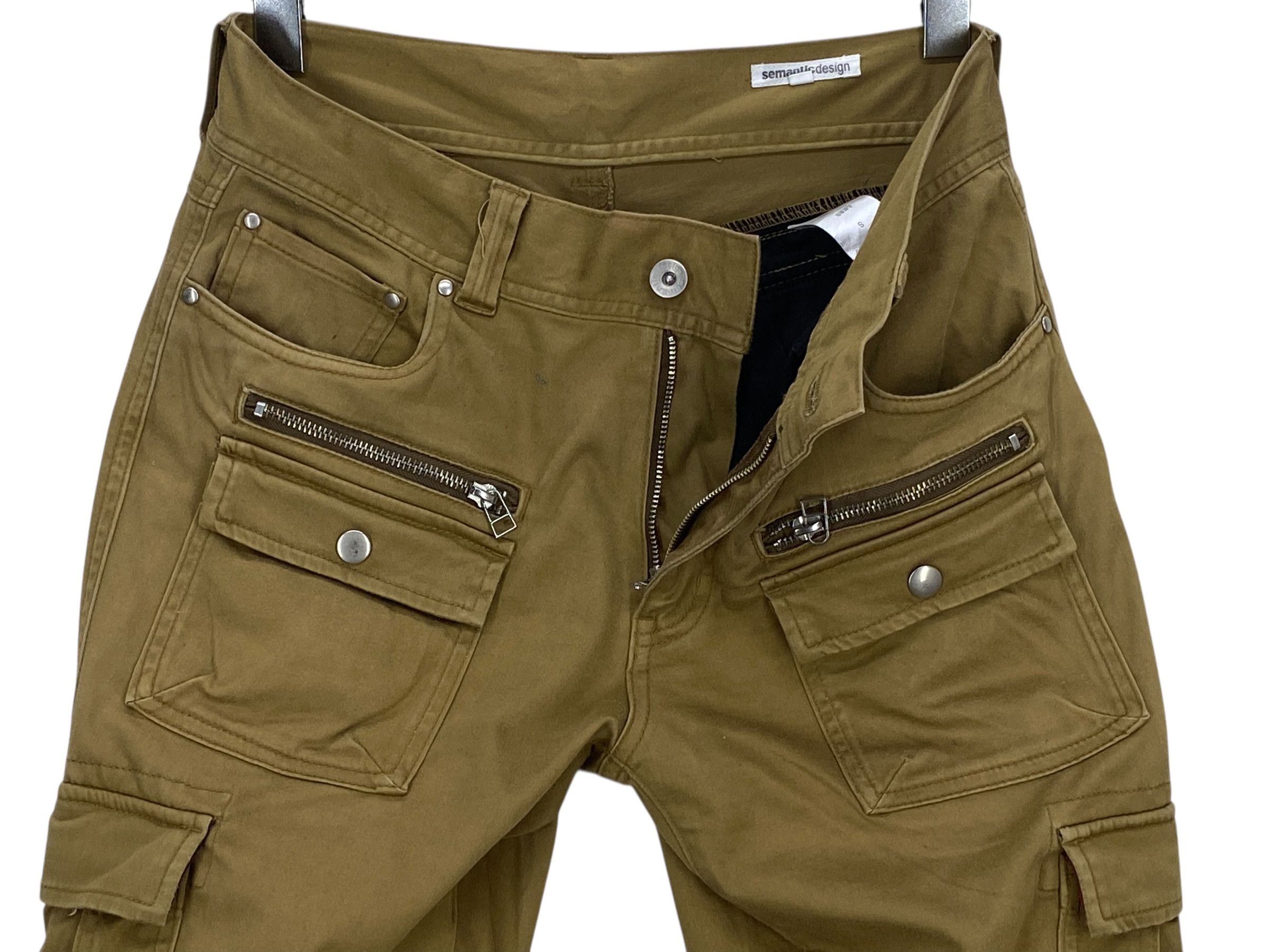Japanese Brand Semantic Design Flare Jeans Bondage Jeans Multi Zipper Jeans Size US 29 - 8 Thumbnail