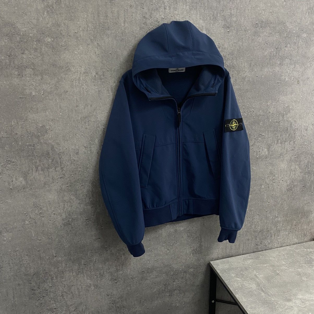 Stone Island Vintage Stone Island Soft Shell-R Hooded Jacket Size US M / EU 48-50 / 2 - 3 Thumbnail