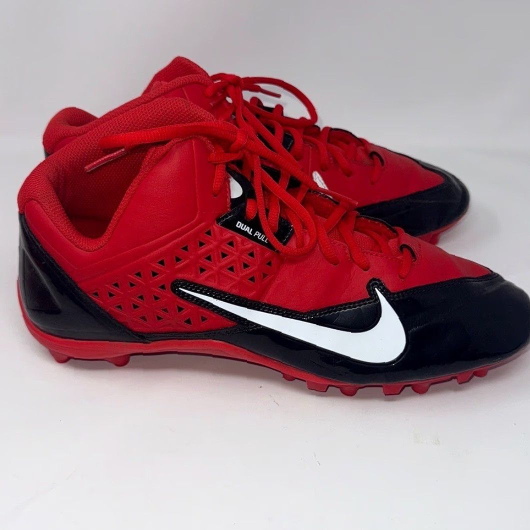 Nike Nike Alpha Strike Football Cleats Red Black Men Size 14 Size US 14 / EU 47 - 3 Thumbnail