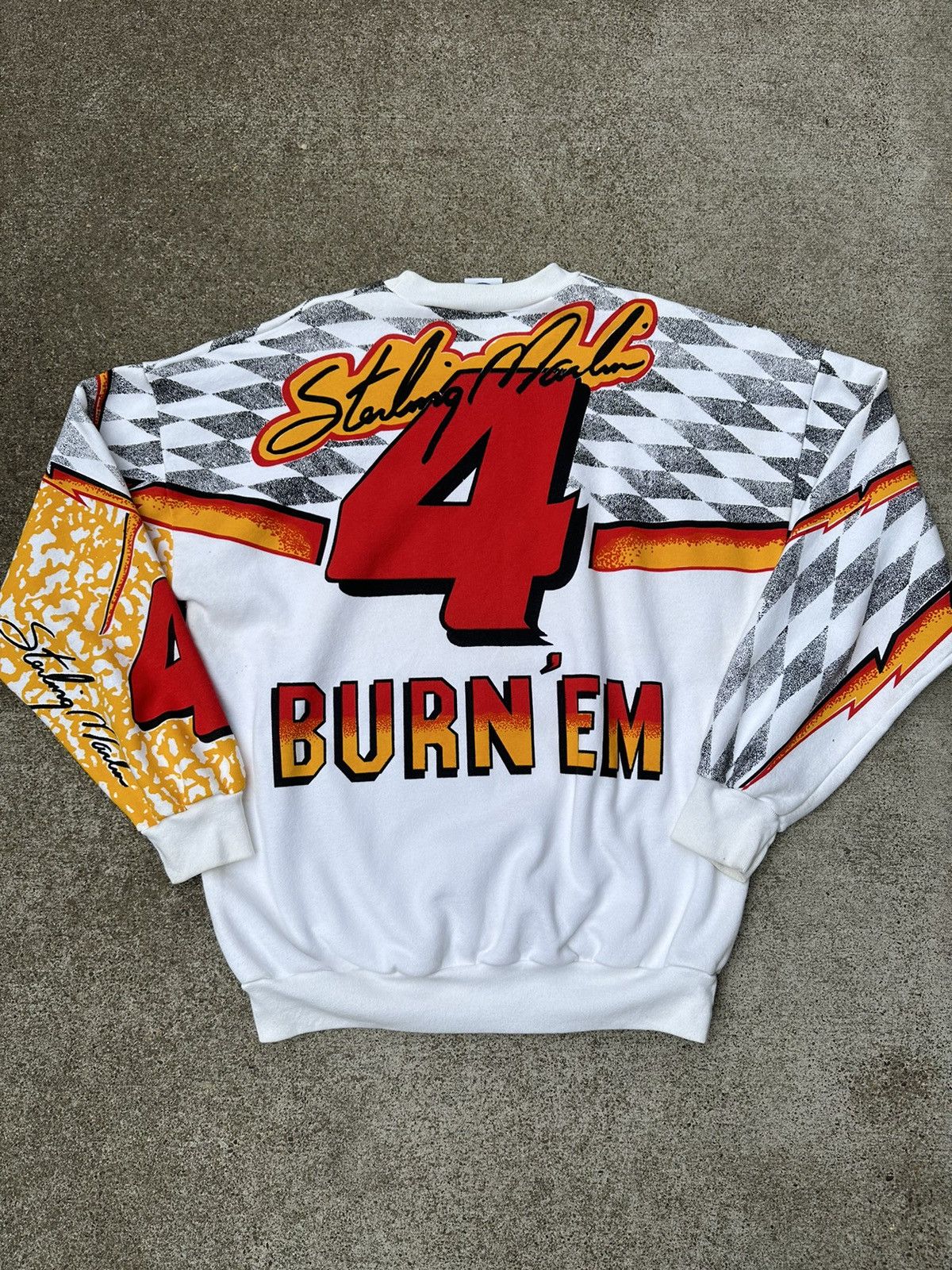 NASCAR × Vintage Vintage NASCAR Sweatshirt AOP Size US XL / EU 56 / 4 - 2 Thumbnail
