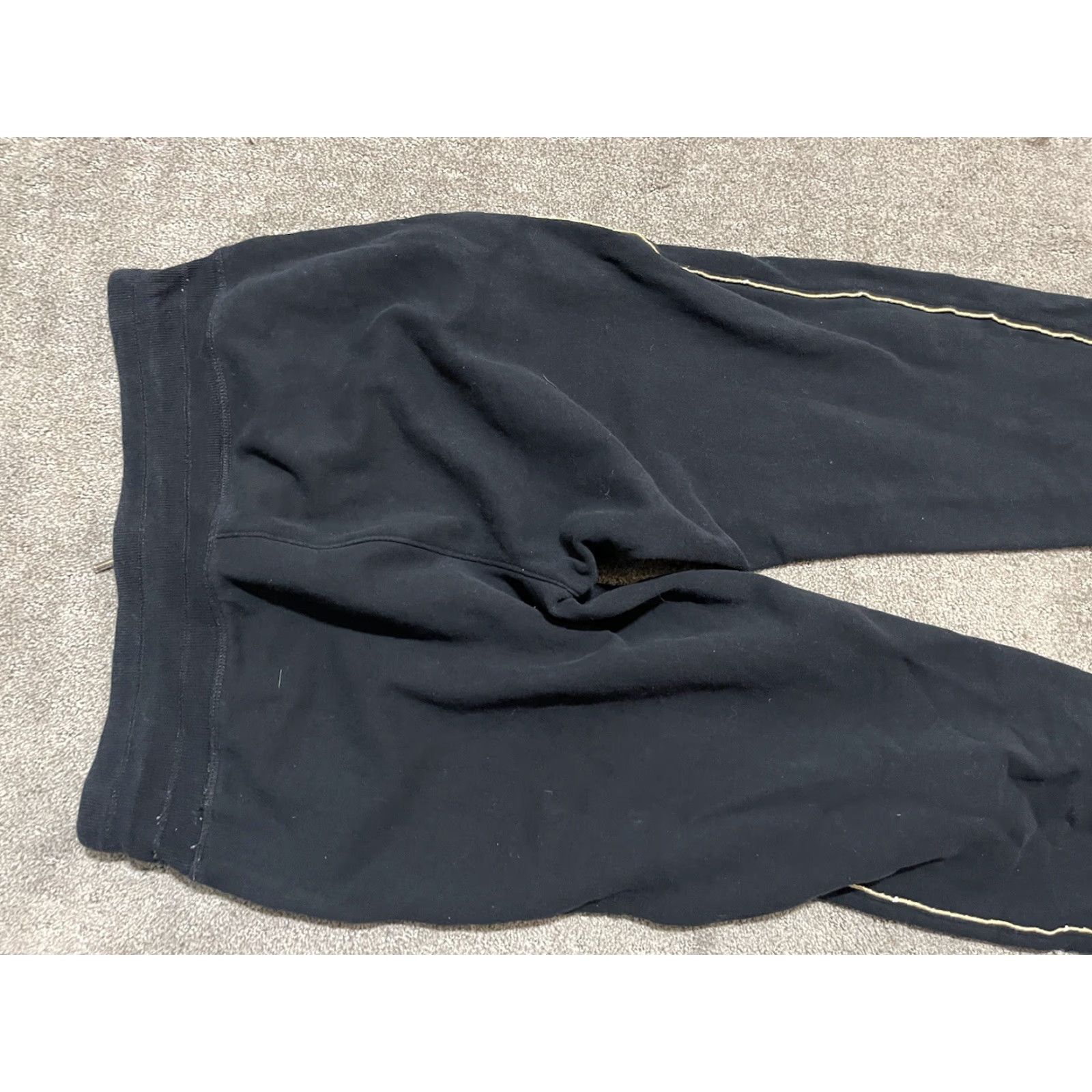Tommy Hilfiger Tommy Hilfiger Sport Jogger Sweatpants Women's Med Black Drawstring Spell Out Size 32" / US 10 / IT 46 - 4 Thumbnail