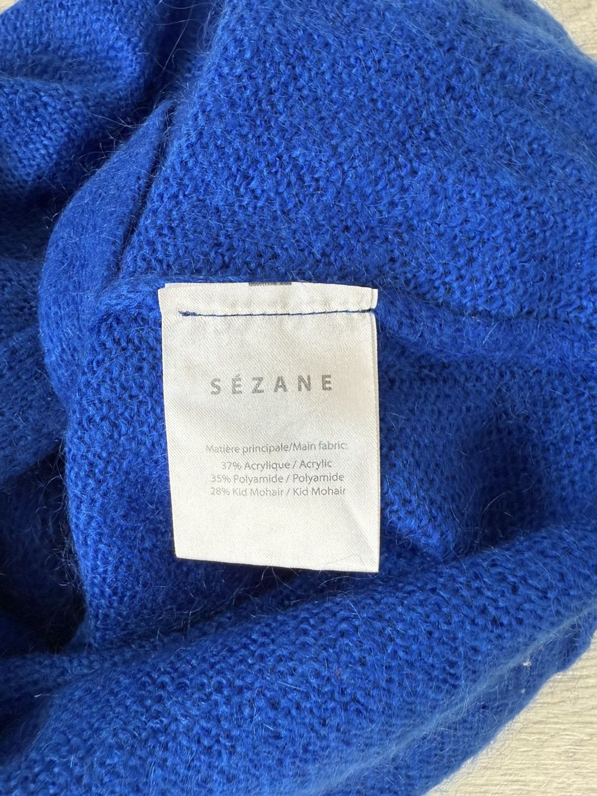 Sezane Sezane Kid Mohair Cardigan Size XS / US 0-2 / IT 36-38 - 6 Thumbnail