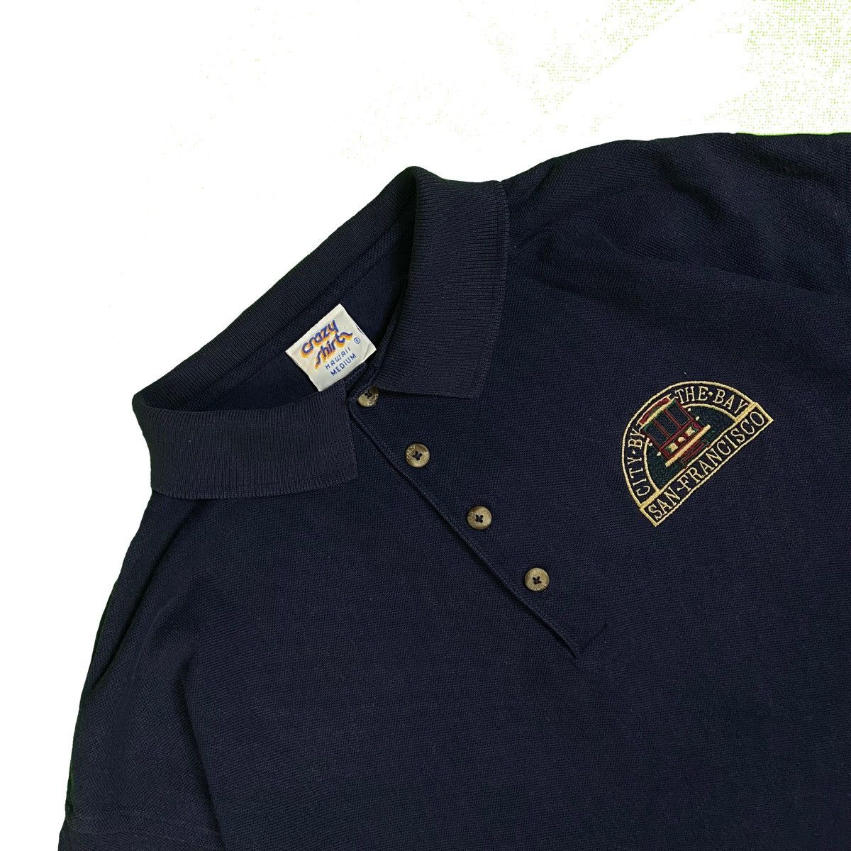 Vintage Vintage Crazy Shirts HAWAII San Francisco Polos Shirt Size US L / EU 52-54 / 3 - 2 Thumbnail