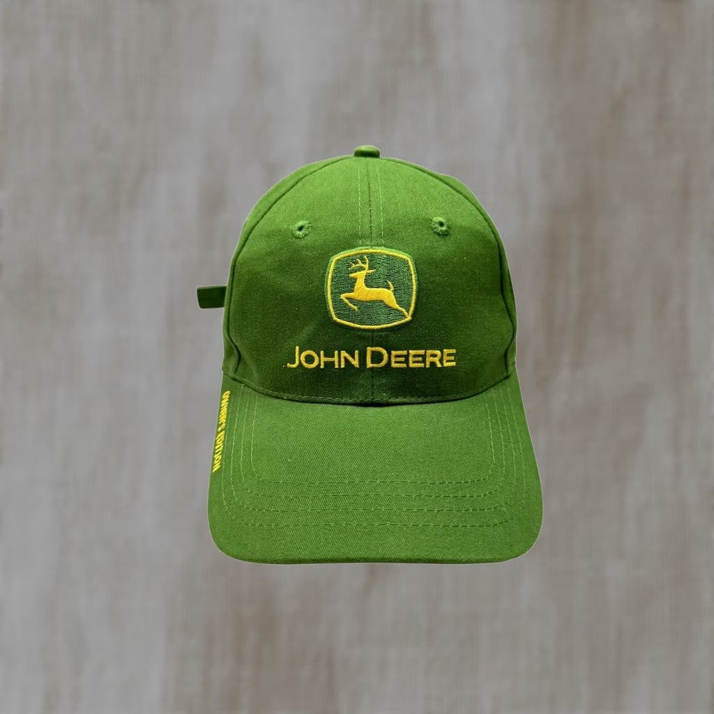 John Deere VINTAGE John Deere Baseball Cap Mens Green Owners Edition Adjustable OSFA Size ONE SIZE - 1 Thumbnail